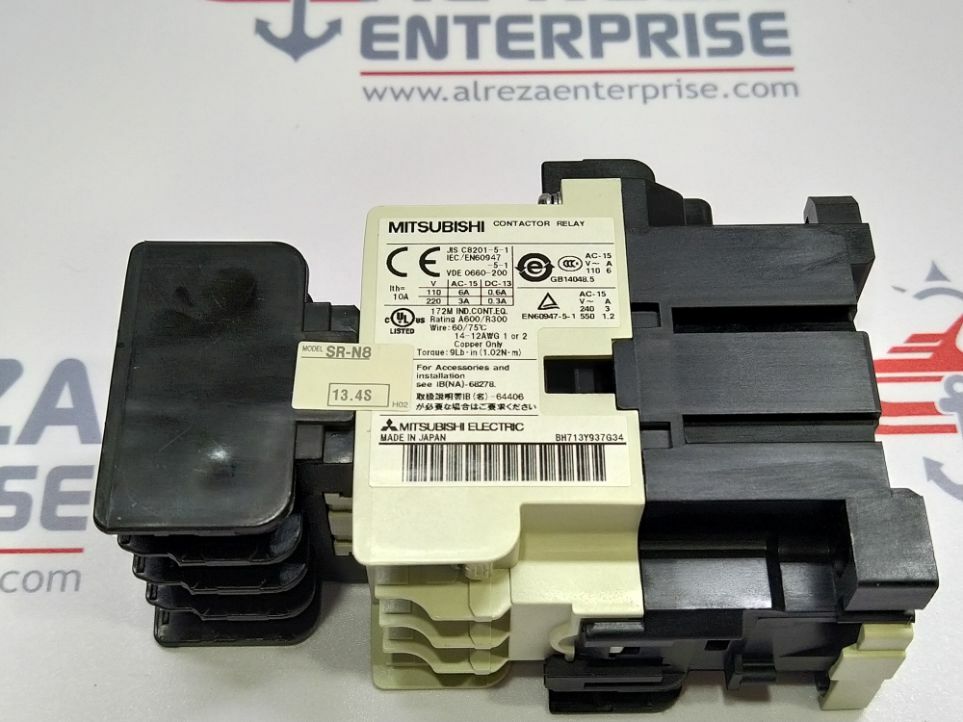 Mitsubishi SR-N8 Contactor Relay Coil Voltage 100V
