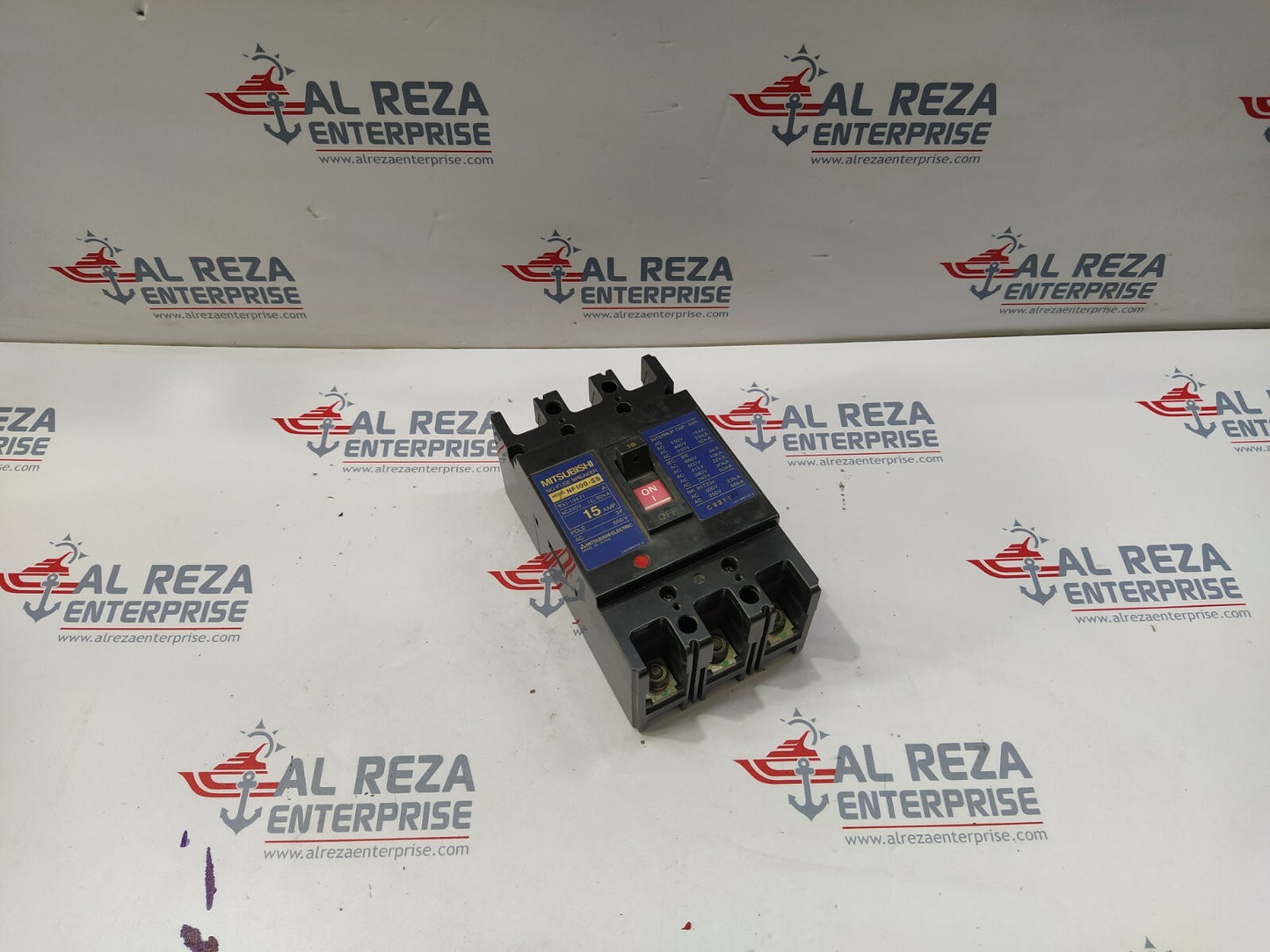 Mitsubishi NF100-SS No-Fuse Breaker 15A 3P 660V NF100SS