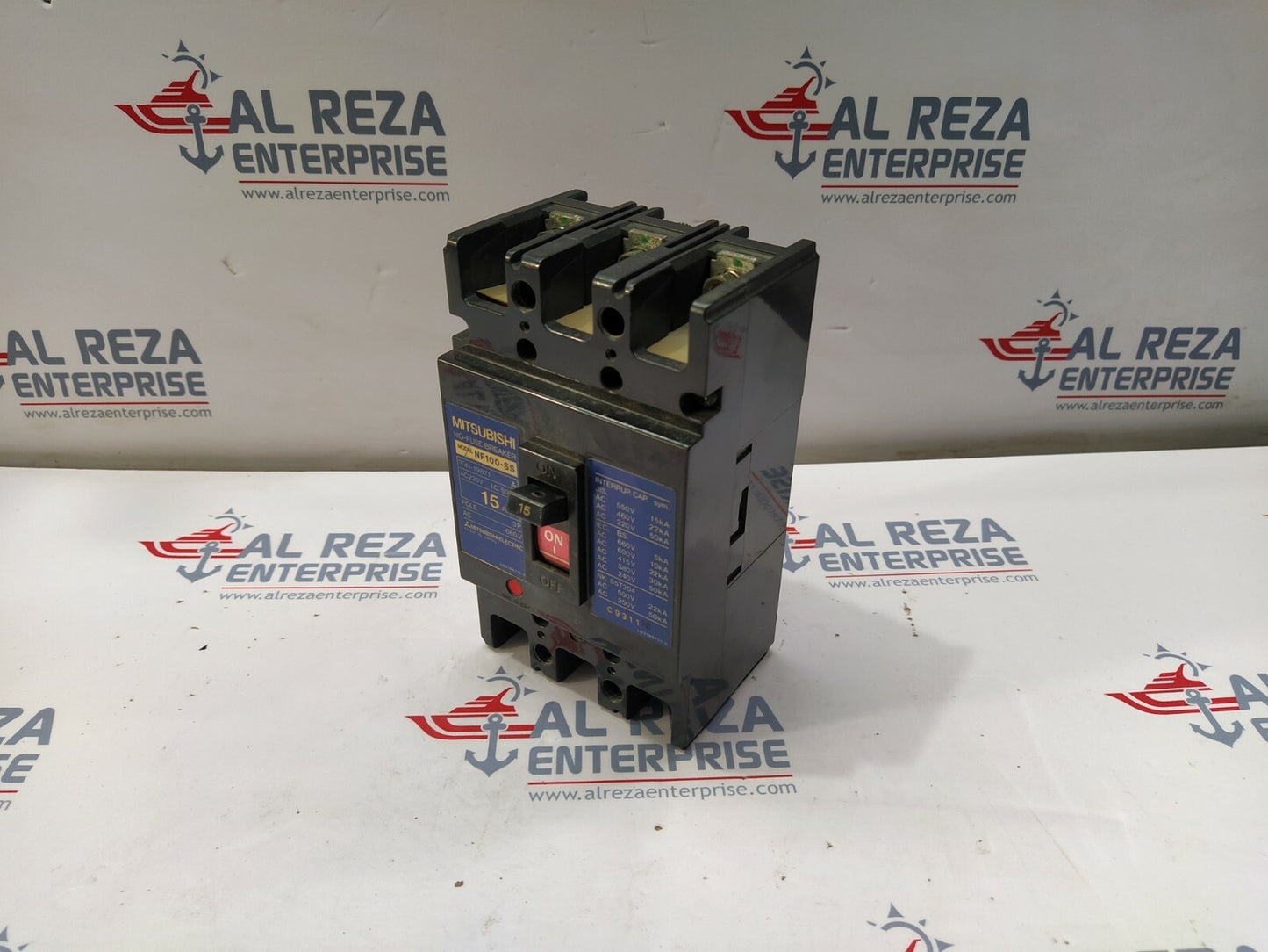 Mitsubishi NF100-SS No-Fuse Breaker 15A 3P 660V NF100SS