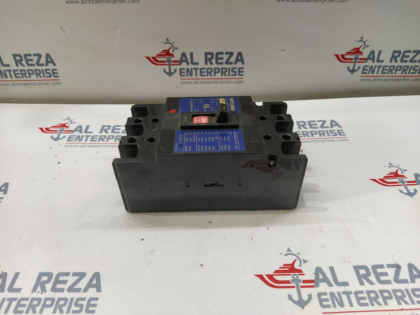 Mitsubishi NF100-SS No-Fuse Breaker 15A 3P 660V NF100SS