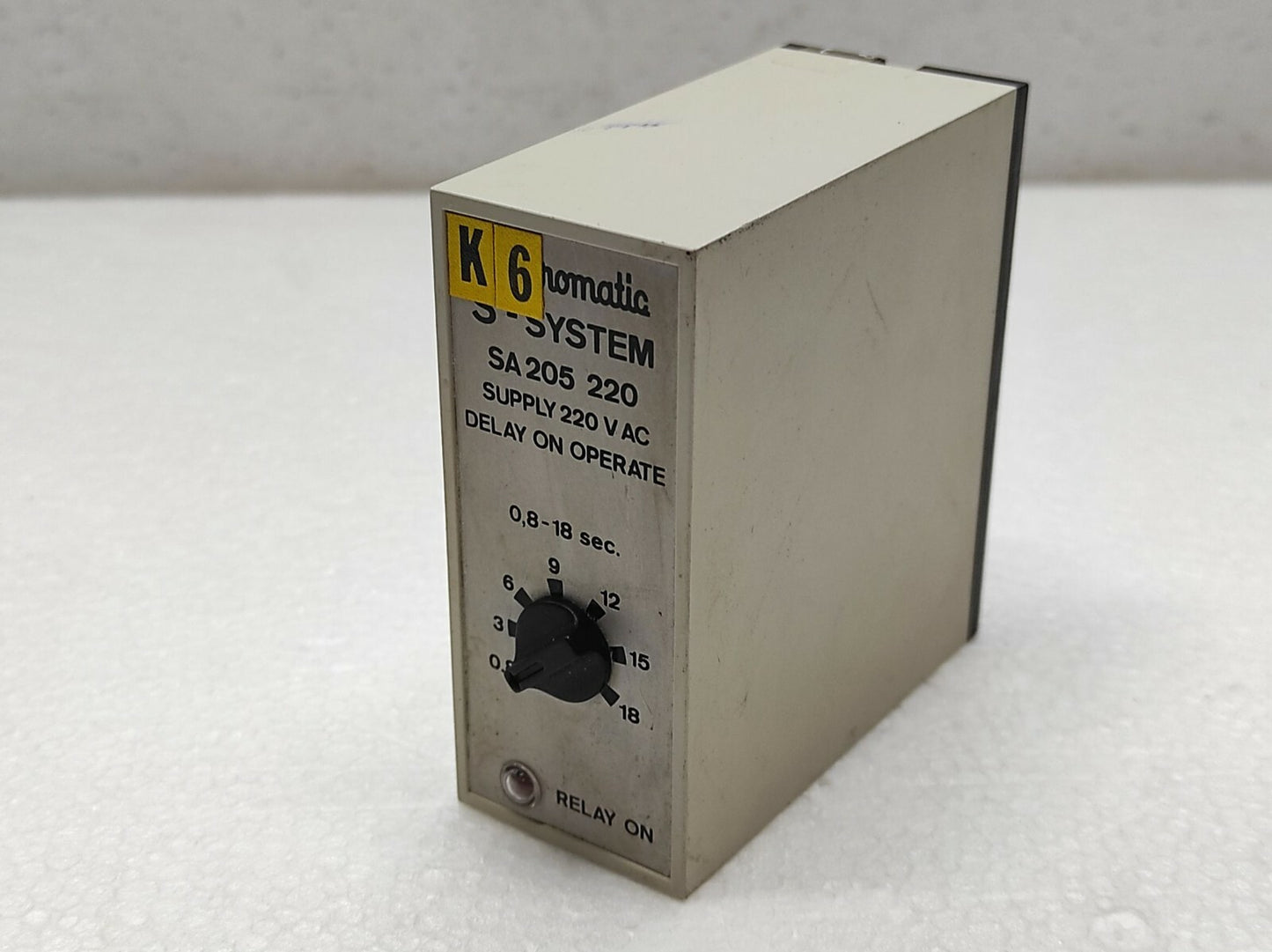 Electromatic S-System SA 205 220 Delay on Operate 220V AC 0.8-18 SEC SA205220