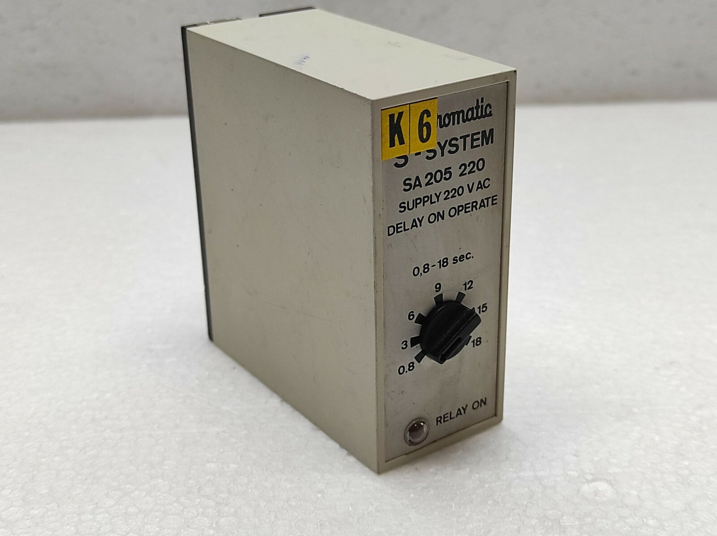 Electromatic S-System SA 205 220 Delay on Operate 220V AC 0.8-18 SEC SA205220