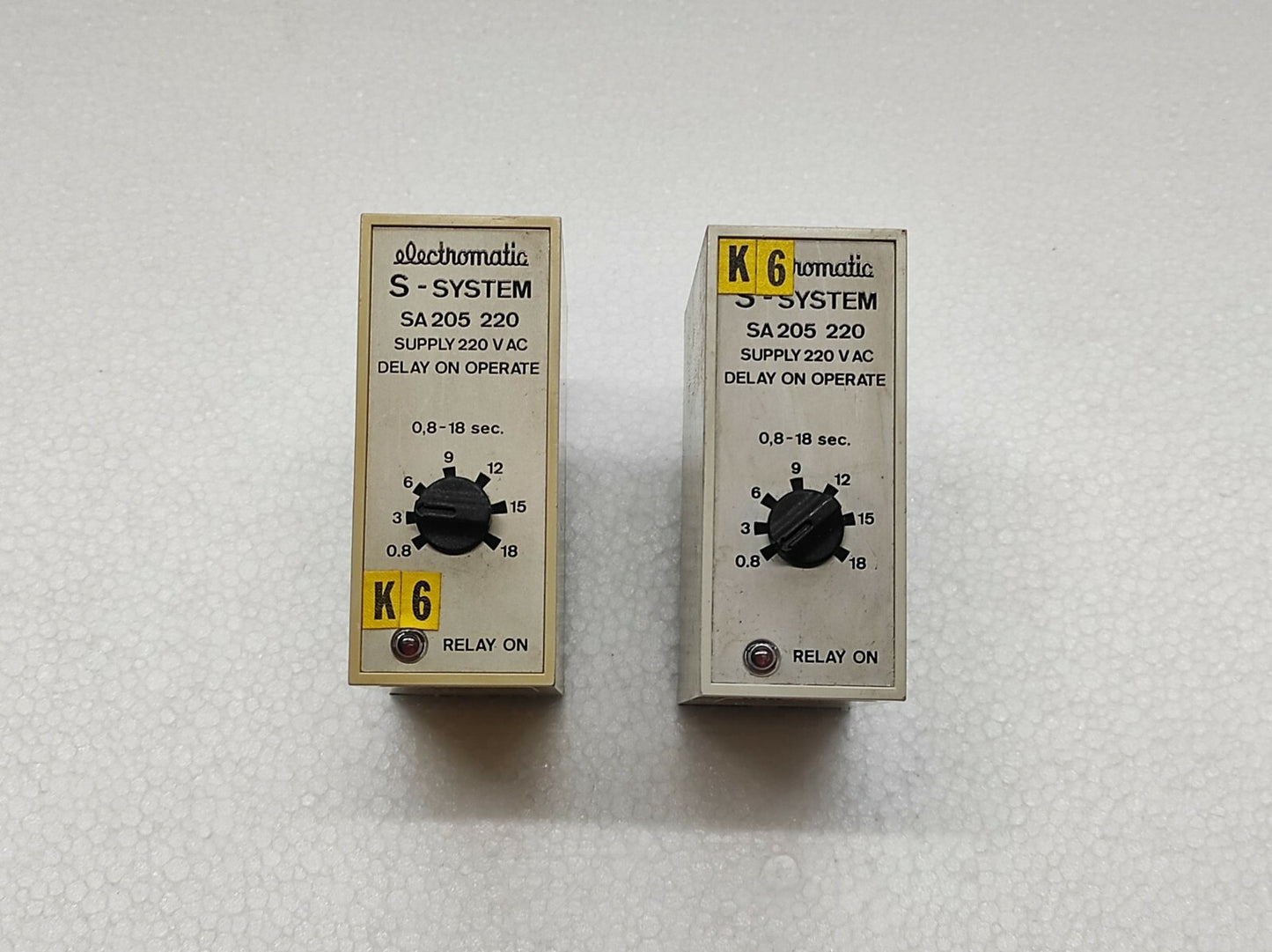 Electromatic S-System SA 205 220 Delay on Operate 220V AC 0.8-18 SEC SA205220