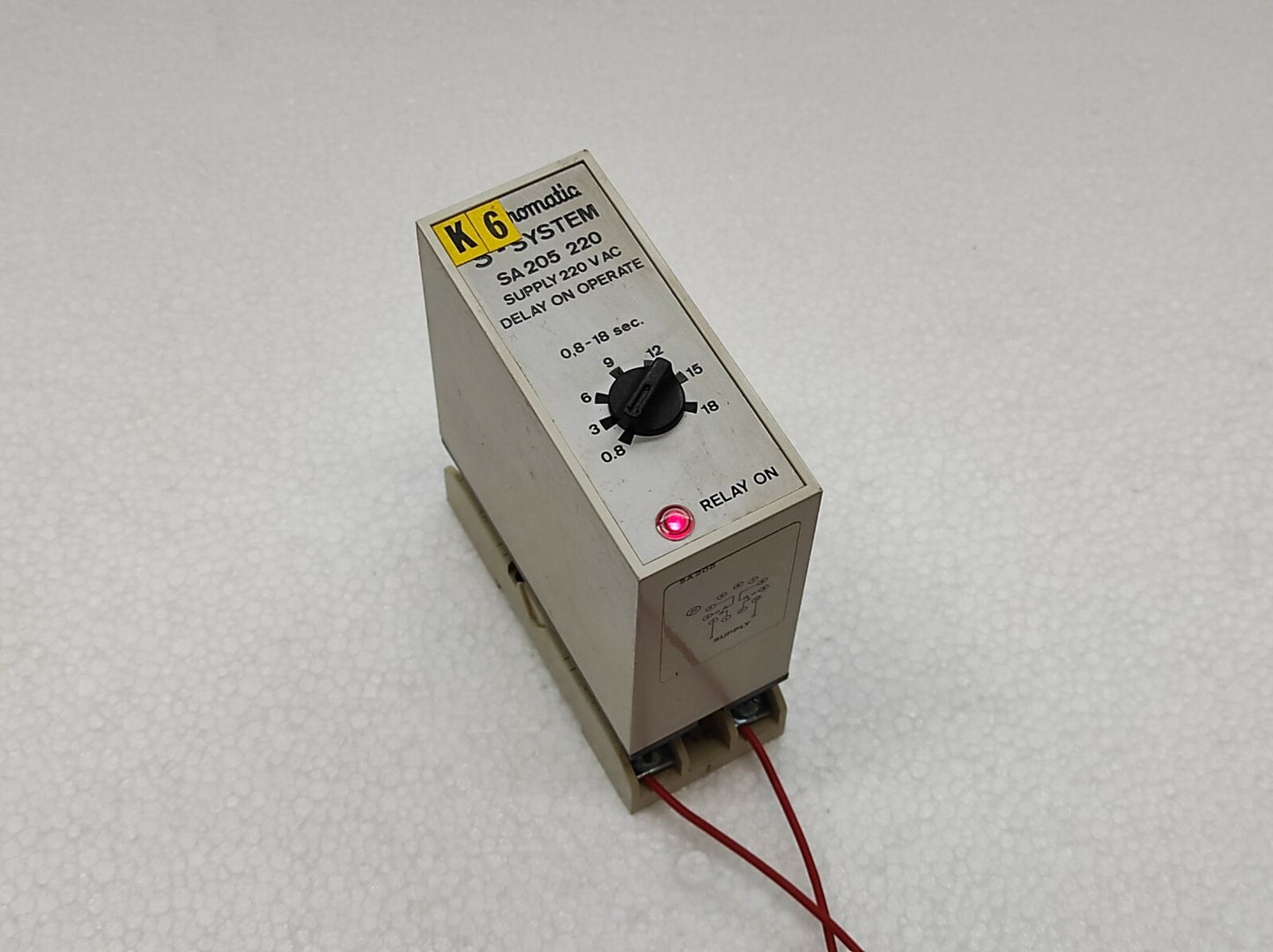 Electromatic S-System SA 205 220 Delay on Operate 220V AC 0.8-18 SEC SA205220