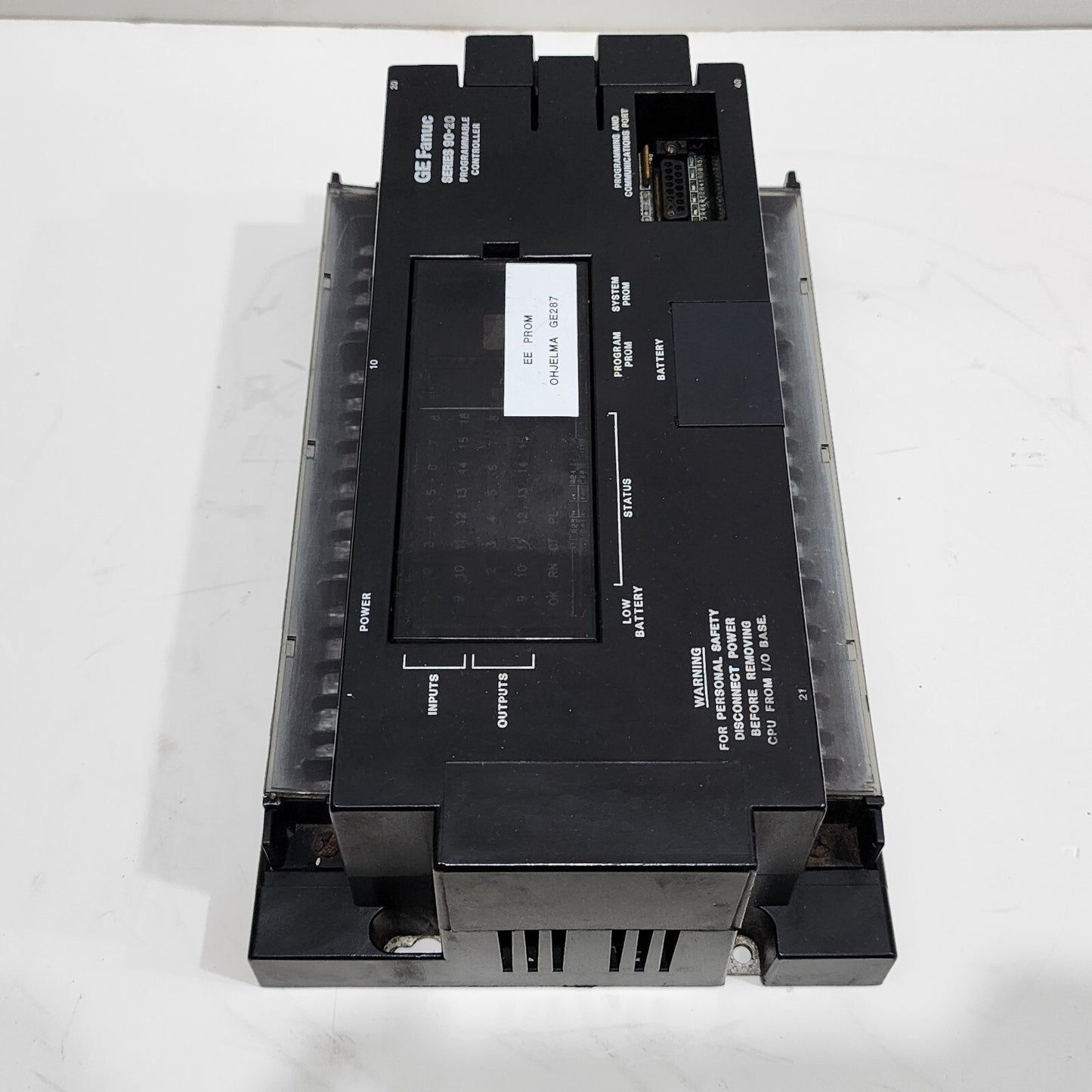 GE FANUC IC692CPU211E PROGRAMMABLE CONTROLLER IC692MDR541C 24VDC