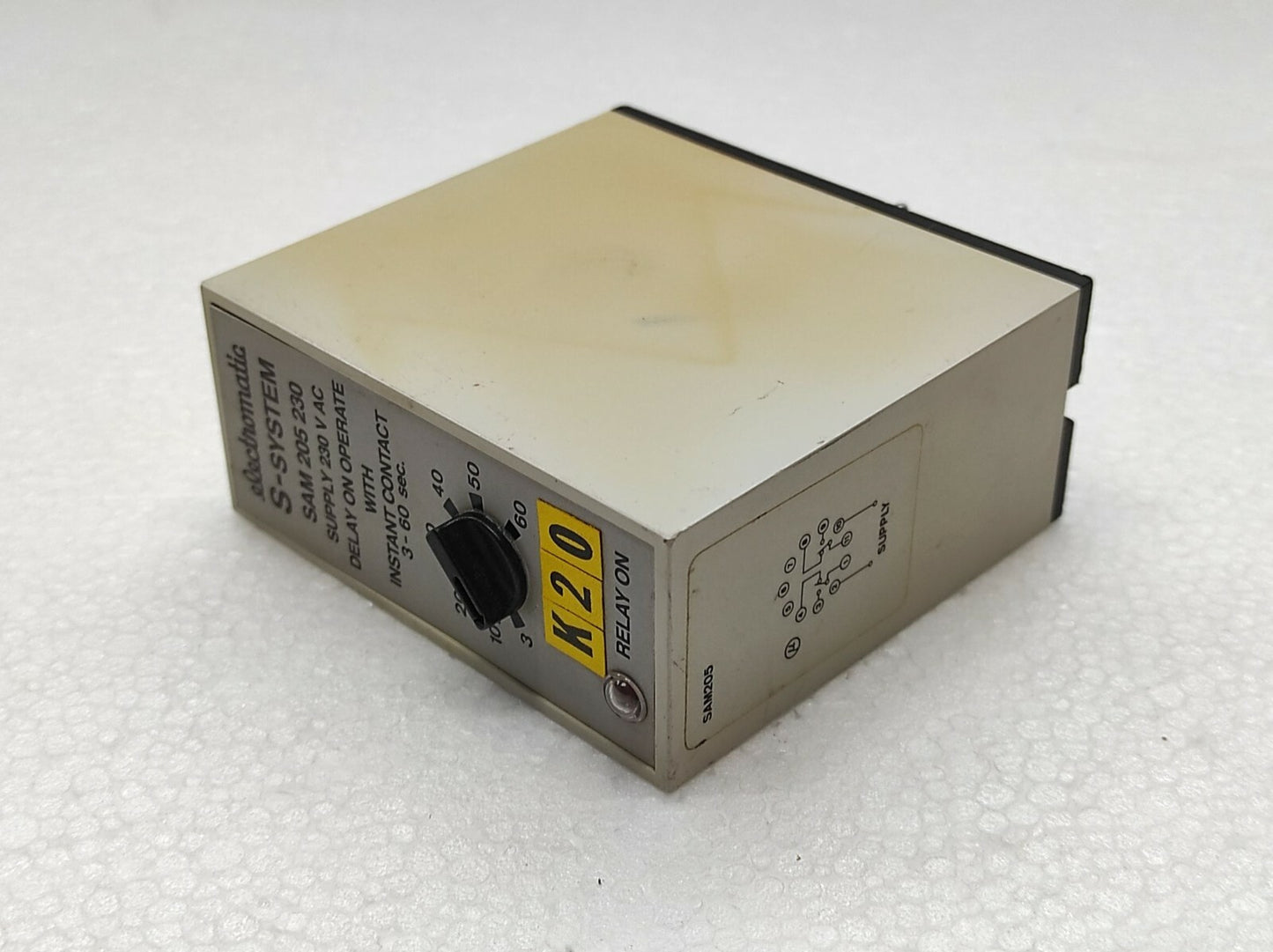 Electromatic SAM 205 230 Delay on Operate 230V AC 3-60 Seconds SAM205230