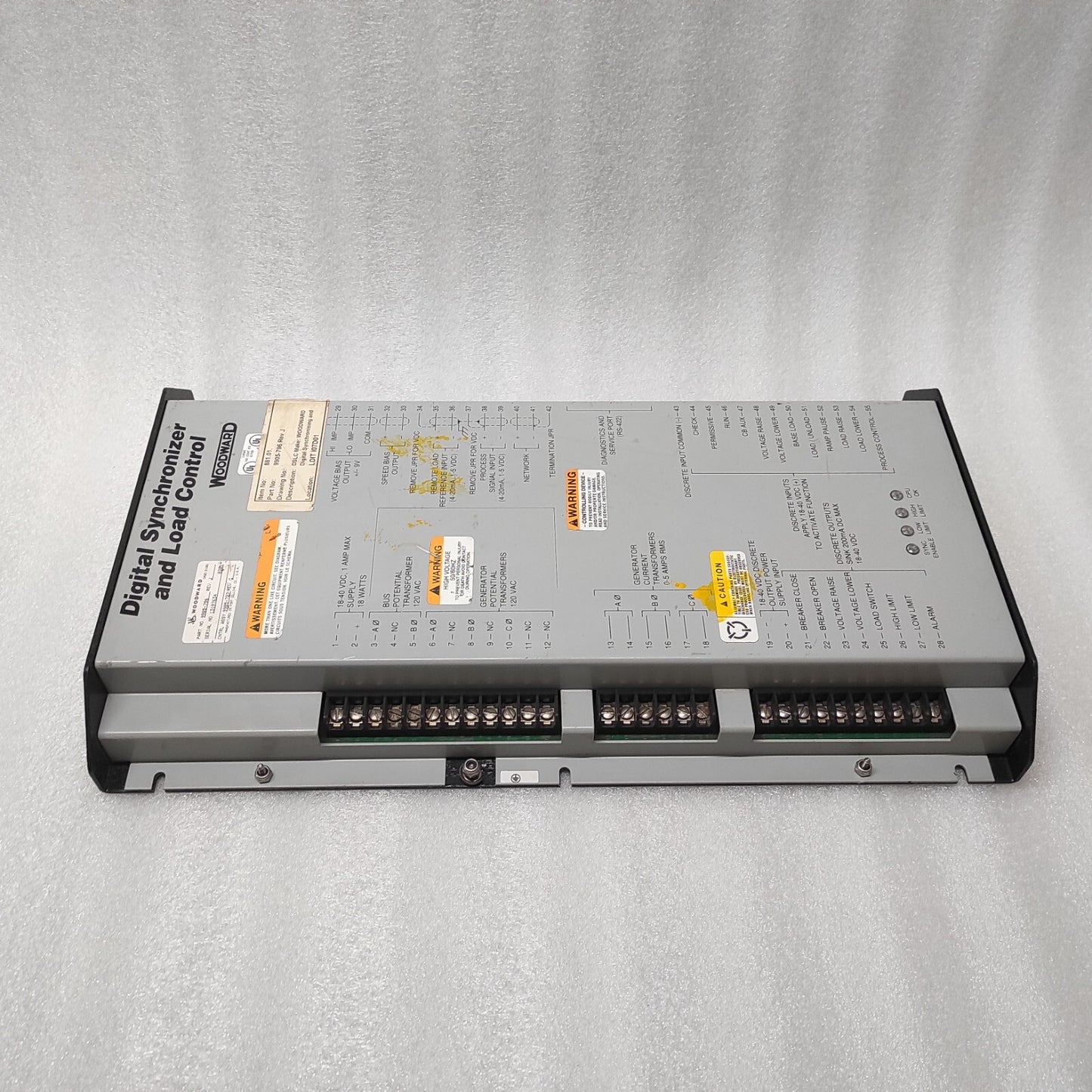 WOODWARD 9905-796 DIGITAL SYNCHRONIZER AND LOAD CONTROL