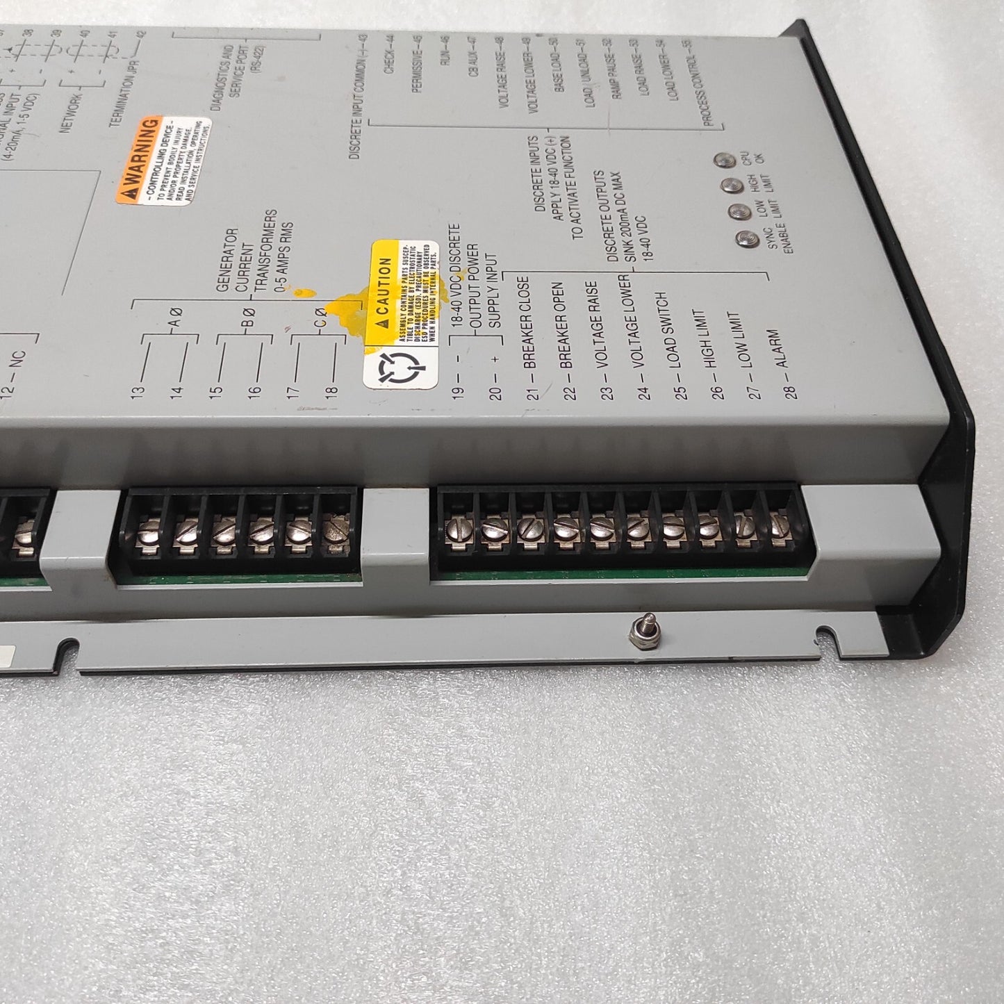 WOODWARD 9905-796 DIGITAL SYNCHRONIZER AND LOAD CONTROL