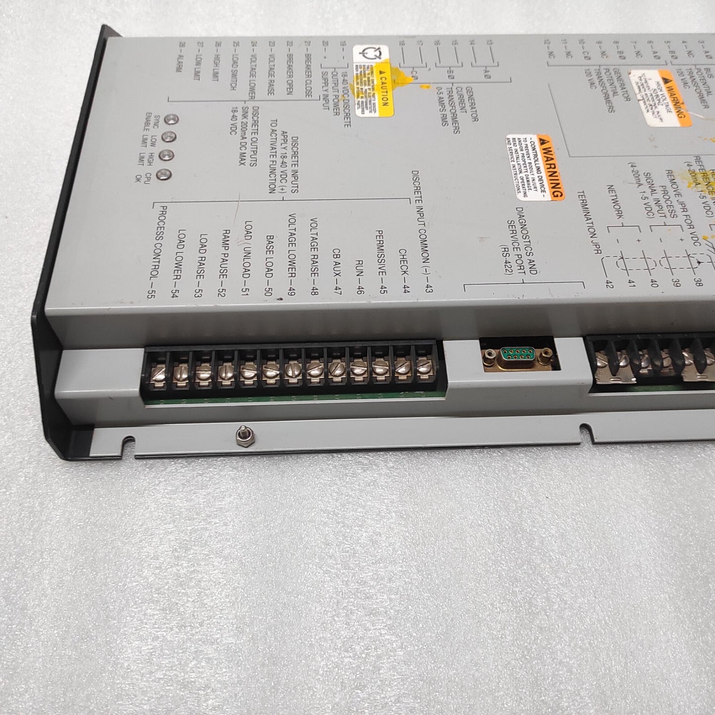 WOODWARD 9905-796 DIGITAL SYNCHRONIZER AND LOAD CONTROL