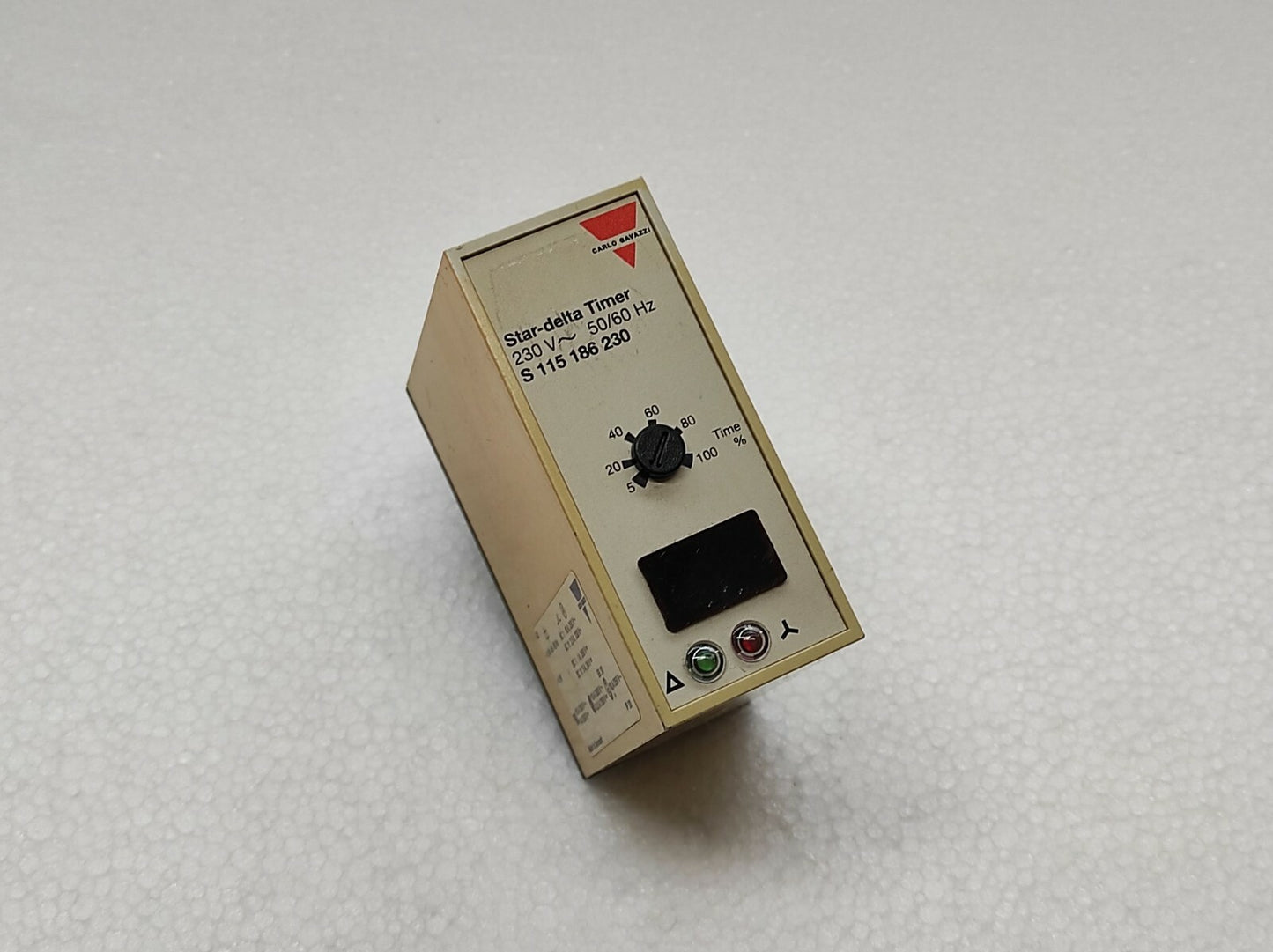 Carlo Gavazzi S 115 186 230 Star Delta Timer 230V AC S115186230 5-100