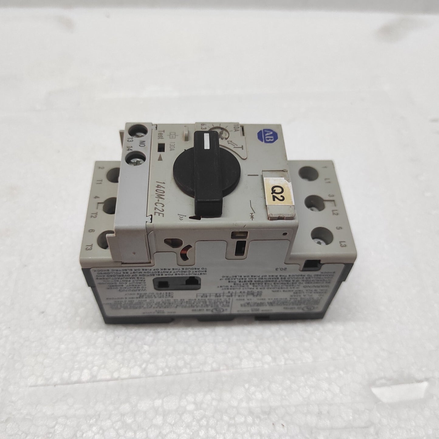 ALLEN BRADLEY CAT 140M-C2E-C10 CIRCUIT BREAKER MOTOR PROTECTION