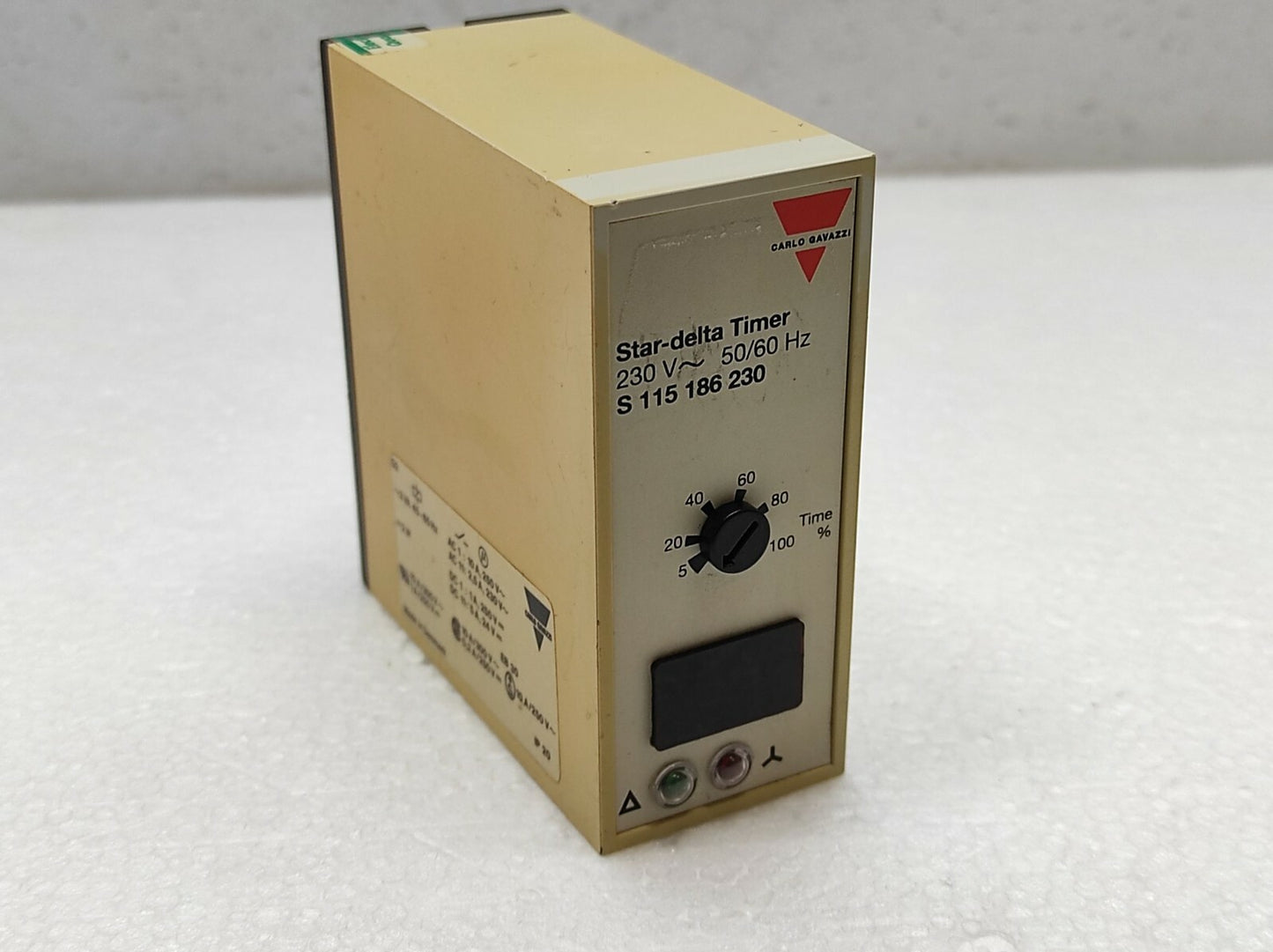 Carlo Gavazzi S 115 186 230 Star Delta Timer 230V AC S115186230 5-100