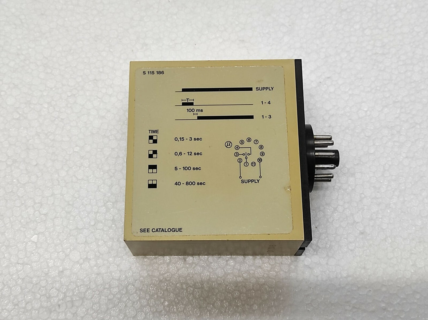 Carlo Gavazzi S 115 186 230 Star Delta Timer 230V AC S115186230 5-100