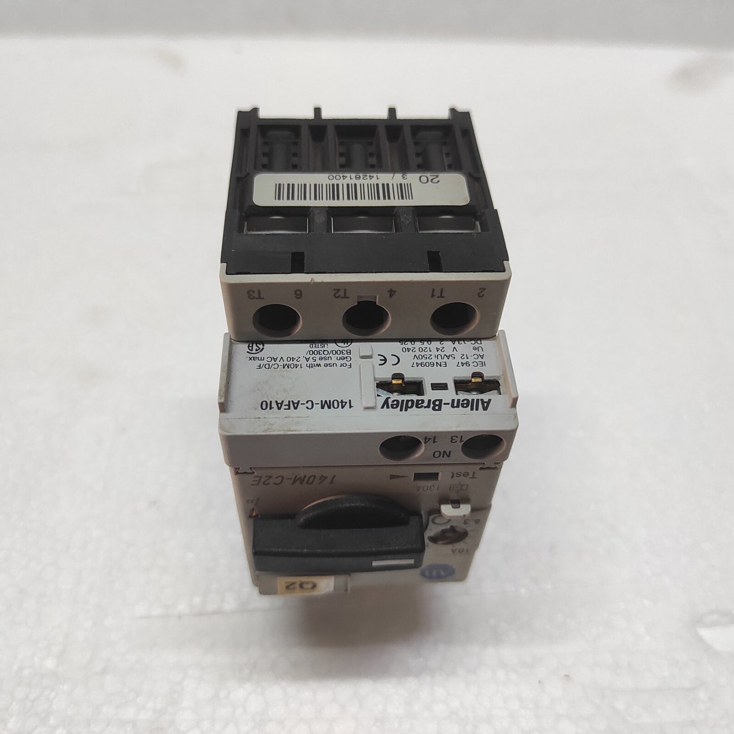 ALLEN BRADLEY CAT 140M-C2E-C10 CIRCUIT BREAKER MOTOR PROTECTION