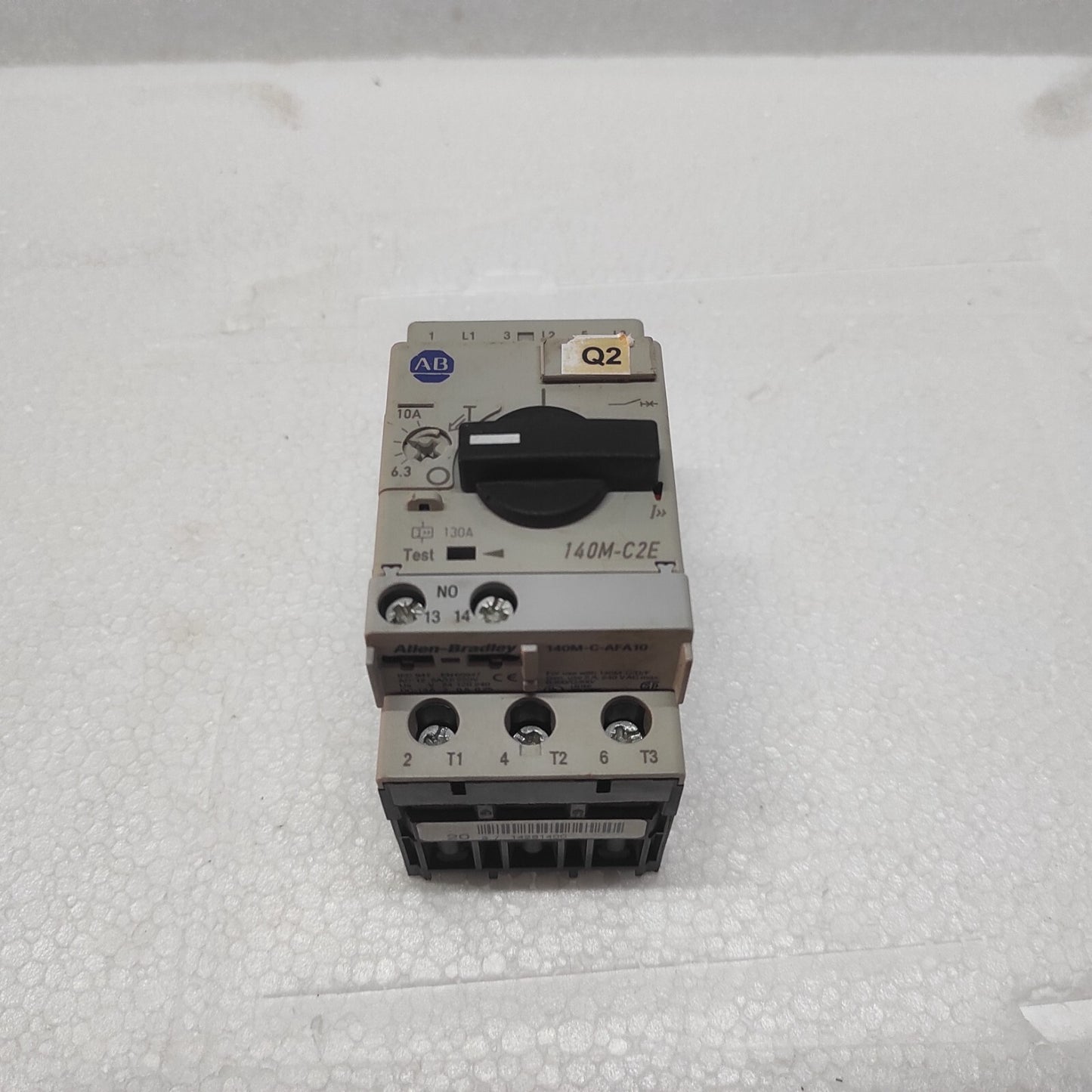 ALLEN BRADLEY CAT 140M-C2E-C10 CIRCUIT BREAKER MOTOR PROTECTION