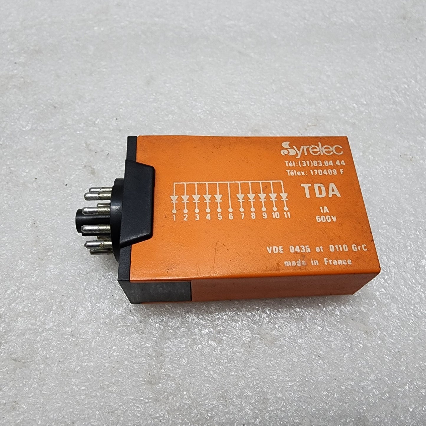 SYRELEC TDA TIMER RELAY 1A 600V