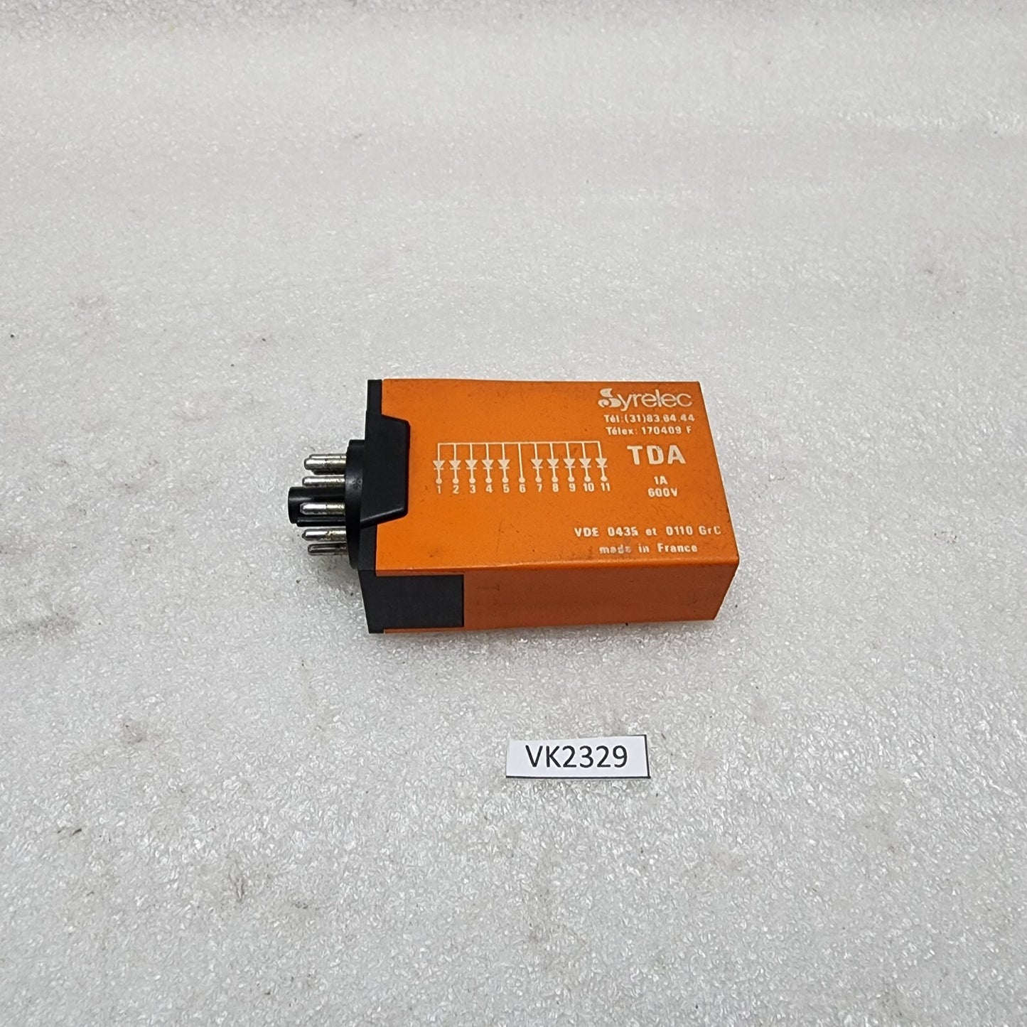 SYRELEC TDA TIMER RELAY 1A 600V