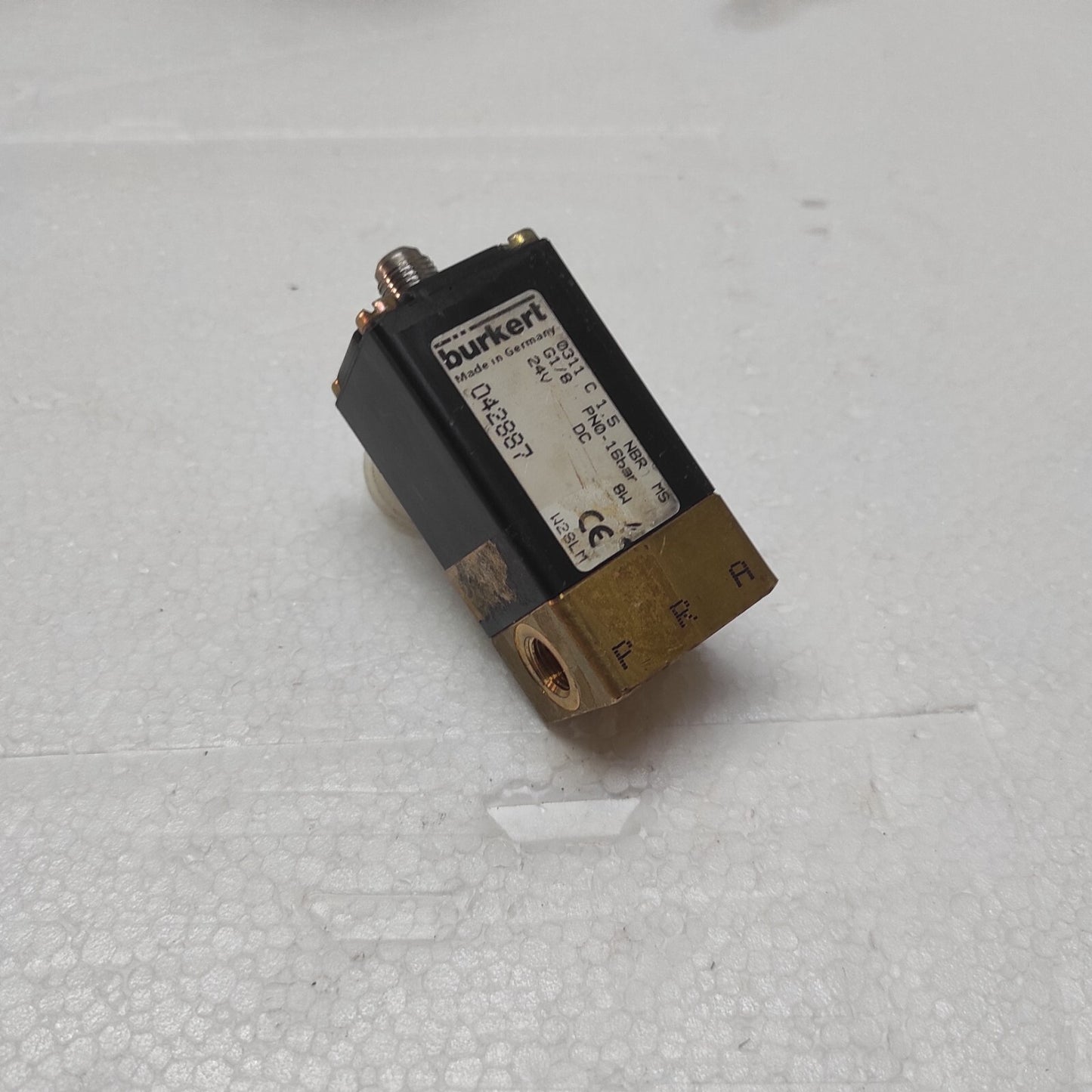 BURKERT 0311 C 1.5 NBR MS SOLENOID VALVE 042887 24VDC