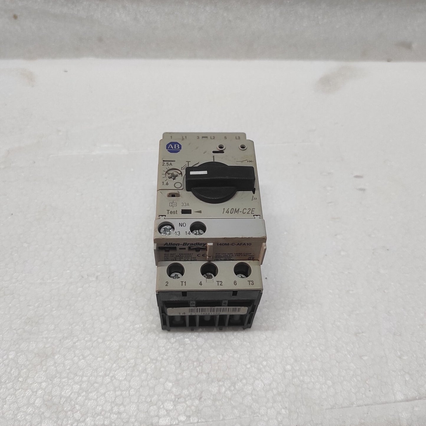 ALLEN BRADLEY 140M-C2E-B25 CIRCUIT BREAKER MOTOR PROTECTION