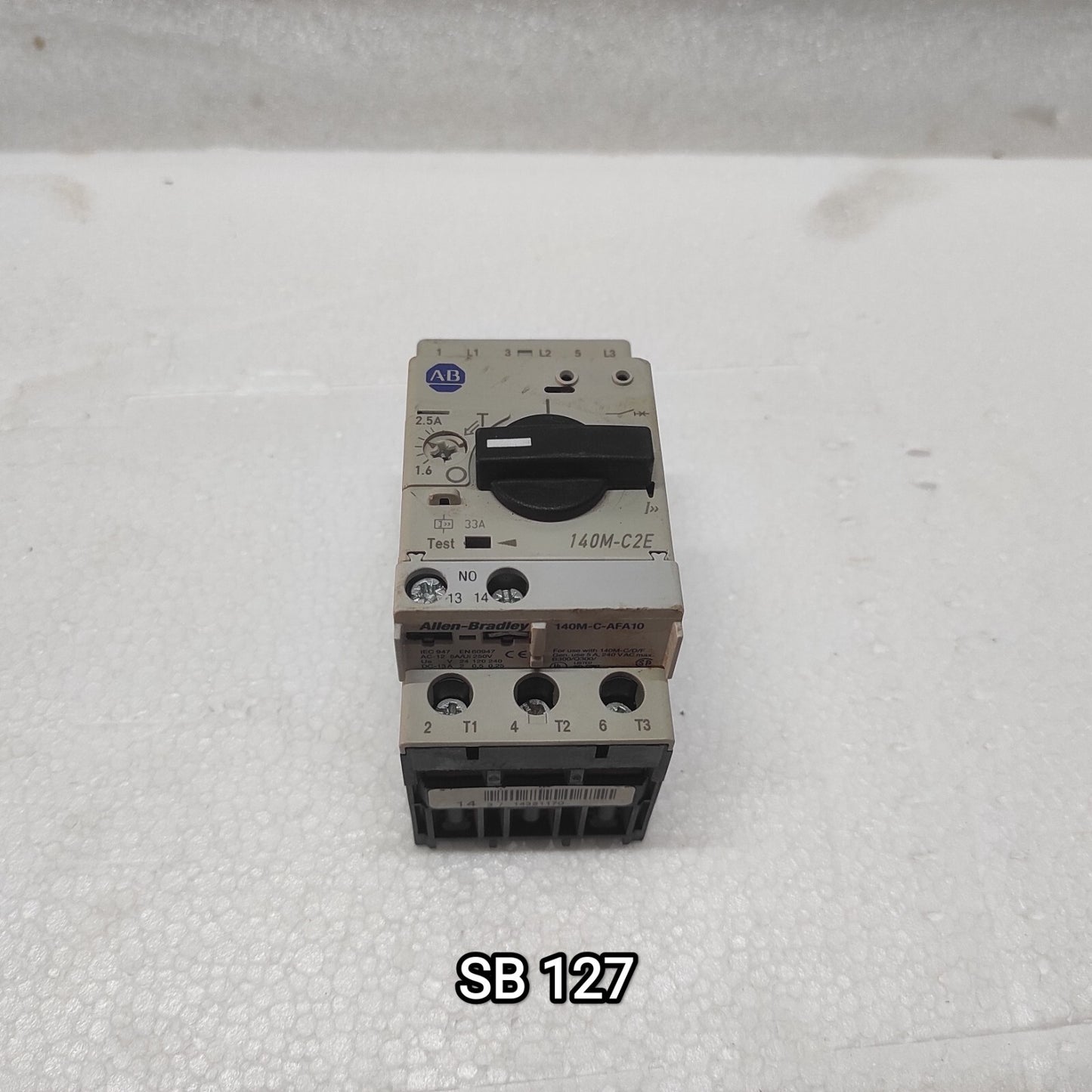 ALLEN BRADLEY 140M-C2E-B25 CIRCUIT BREAKER MOTOR PROTECTION