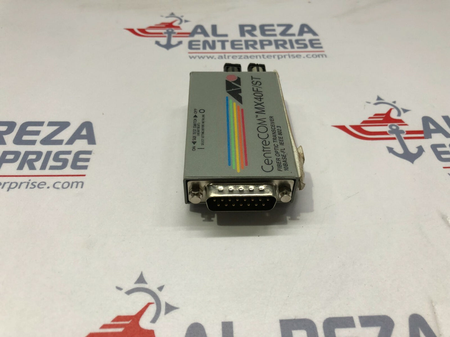 CENTRECOM MX40F/ST FIBER OPTIC TRANSCEIVER AT-MX40F-ST 12VDC