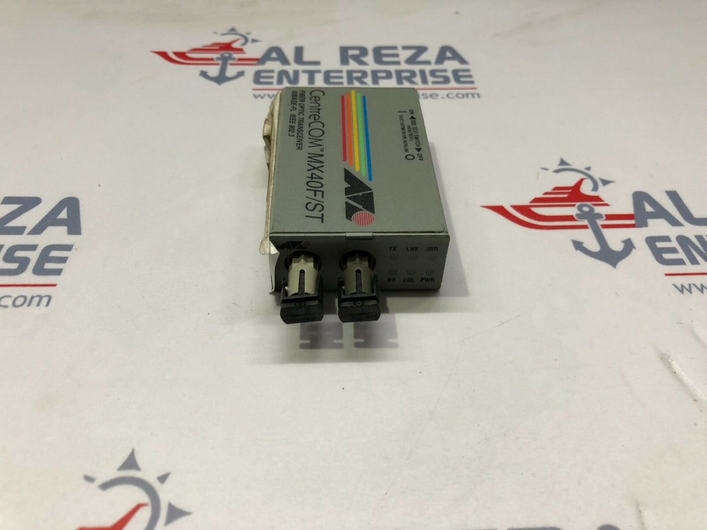 CENTRECOM MX40F/ST FIBER OPTIC TRANSCEIVER AT-MX40F-ST 12VDC