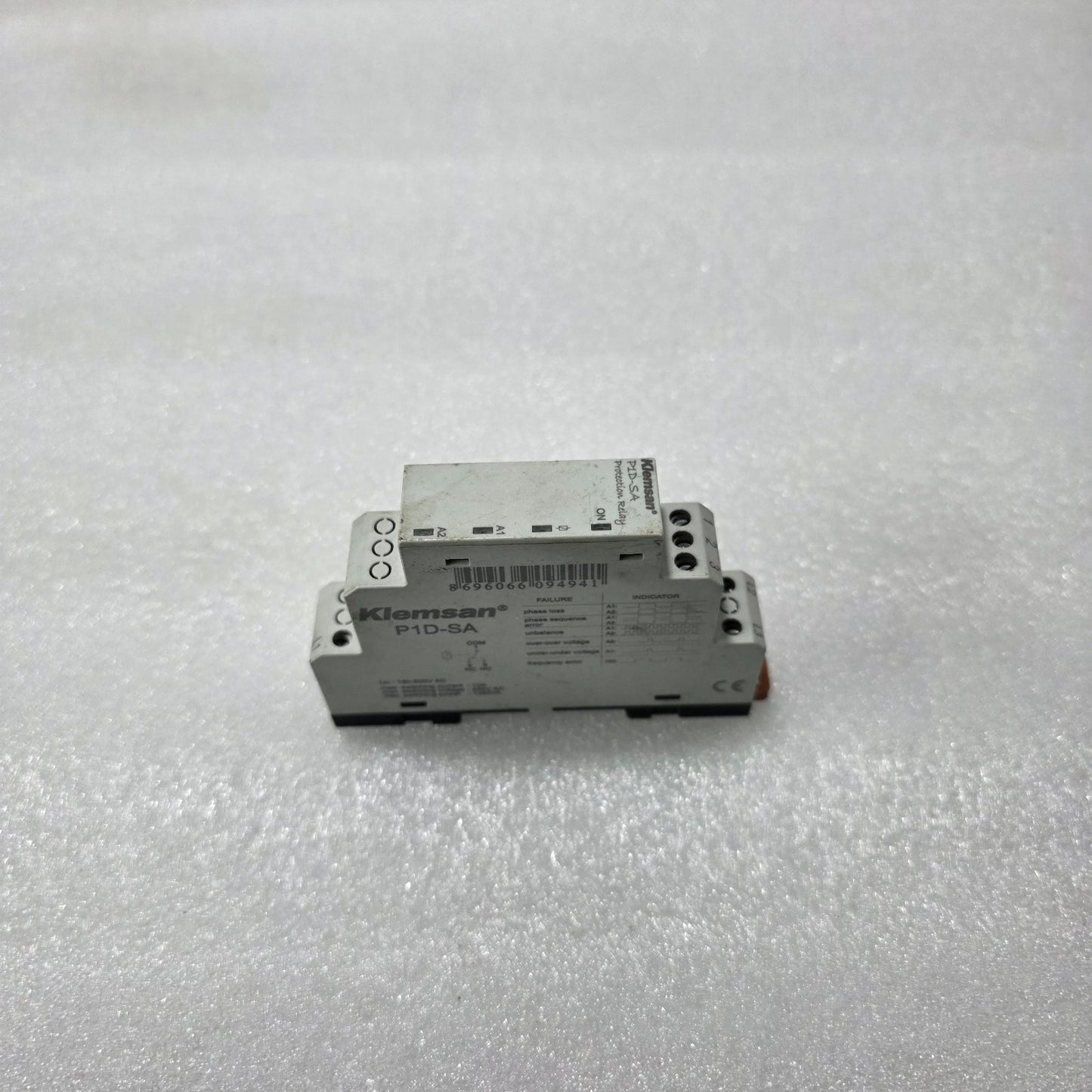 KLEMSAN P1D-SA PROTECTION RELAY – 150–500V AC – PHASE MONITORING RELAY – 10A OUT