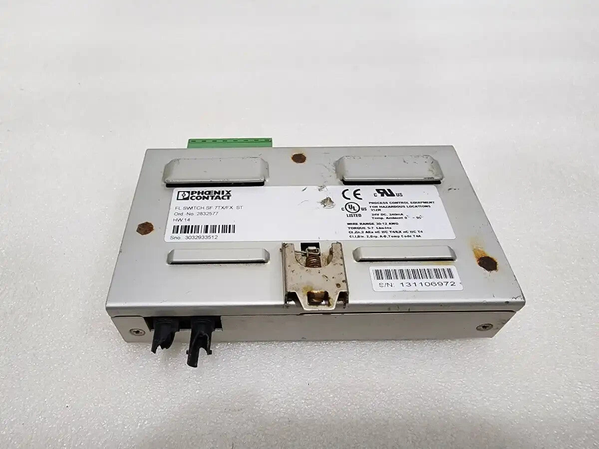 PHOENIX CONTACT FL SWITCH SF 7TX/FX ST INDUSTRIAL ETHERNET SWITCH 2832577
