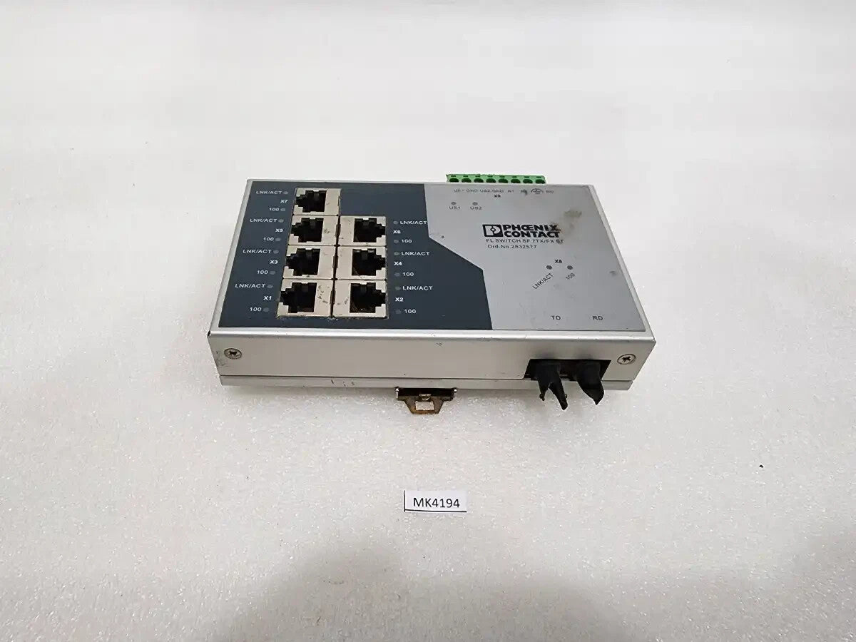 PHOENIX CONTACT FL SWITCH SF 7TX/FX ST INDUSTRIAL ETHERNET SWITCH 2832577