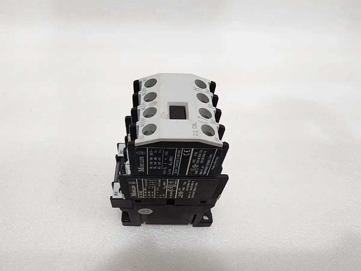 MOELLER DILR40 CONTROL RELAY COIL VOLTAGE 110V 22 DIL