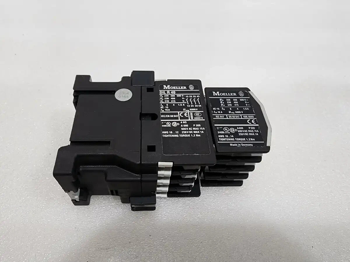 MOELLER DILR40 CONTROL RELAY COIL VOLTAGE 110V 22 DIL
