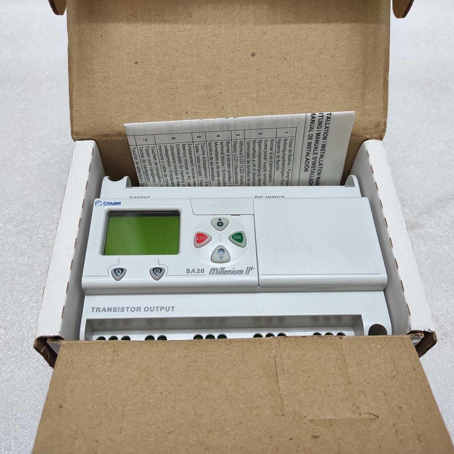CROUZET SA20 MILLENIUM 2 CONTROLLER RELAY 88950052 24VDC