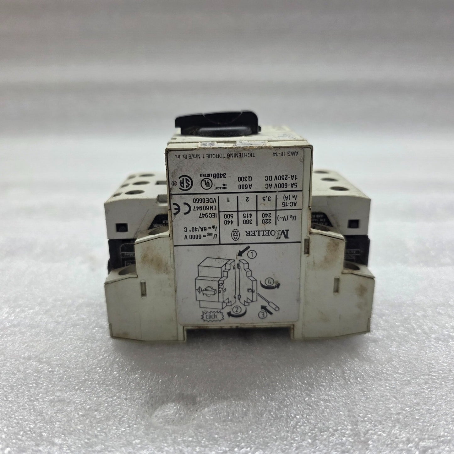 EATON PKZM0-16 MOTOR PROTECTION CIRCUIT BREAKER XTPR016BC1 10-16A