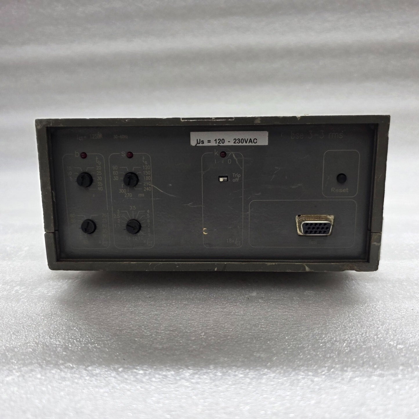 AEG BSE 3-3 RMS TRIP UNIT 1250A 120-230VAC