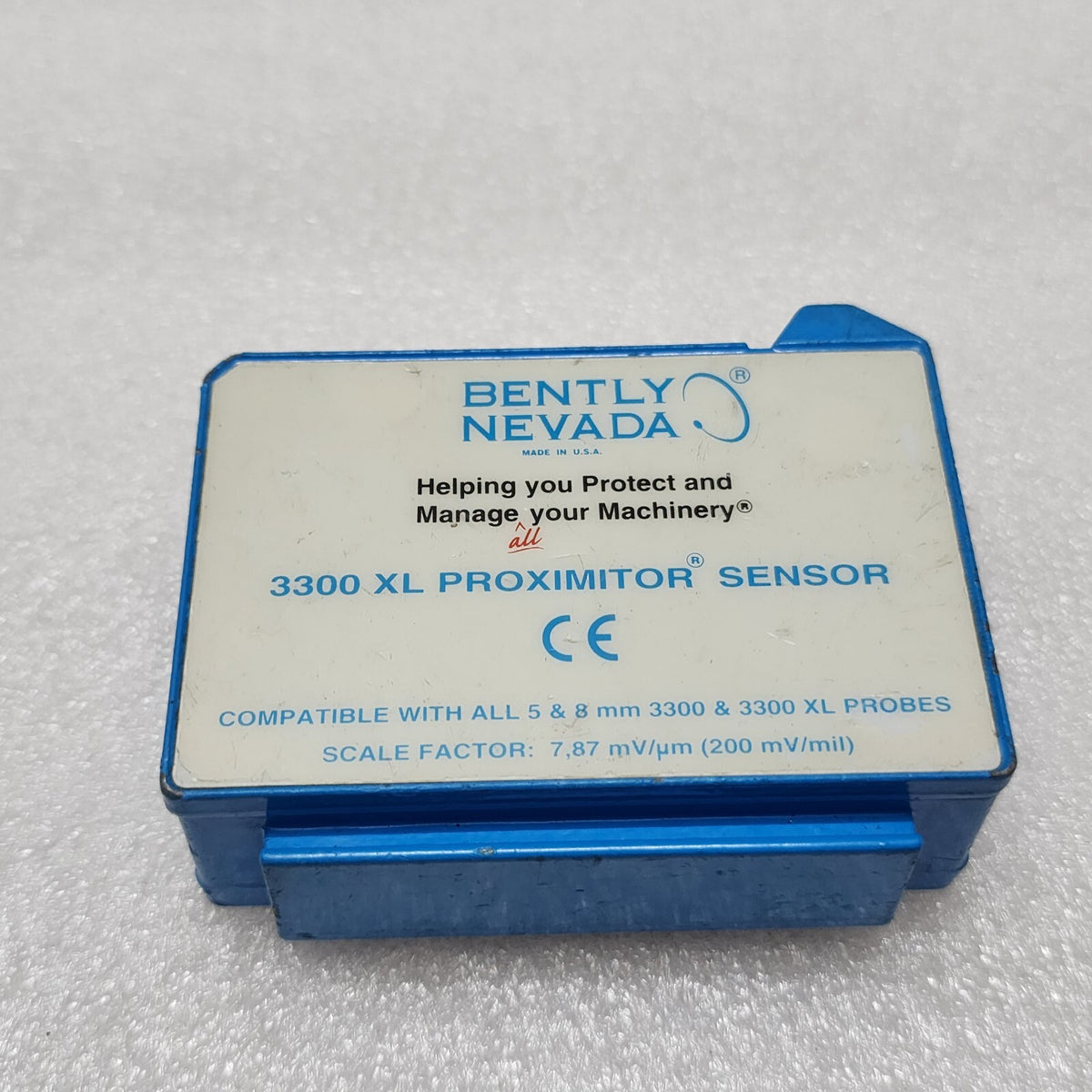 BENTLY NEVADA 330180-91-00 3300 XL PROXIMITY SENSOR