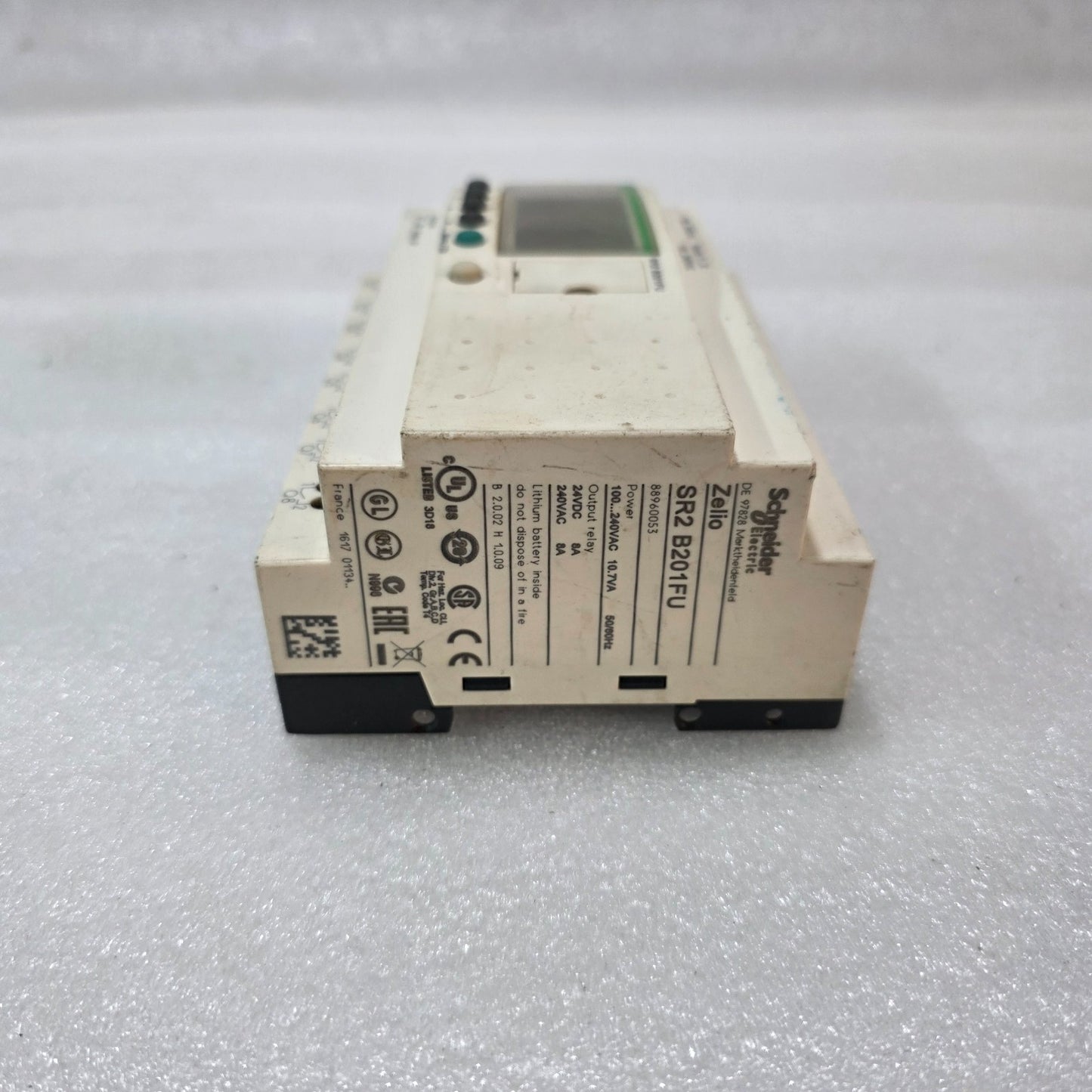 S ELECTRIC ZELIO SR2B201FU SMART RELAY PLC 100–240VAC 8A OUTPUT | 88960053