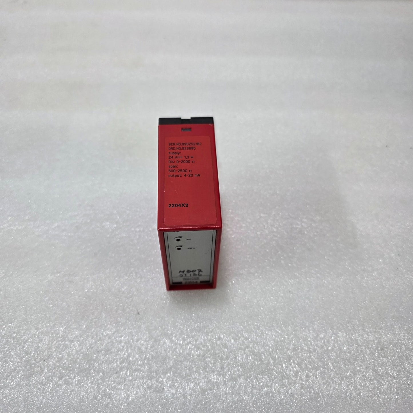 PR ELECTRONICS 2204X2 ISOLATION AMPLIFIER 0–2000Ω TO 4–20MA CONVERTER 24VDC