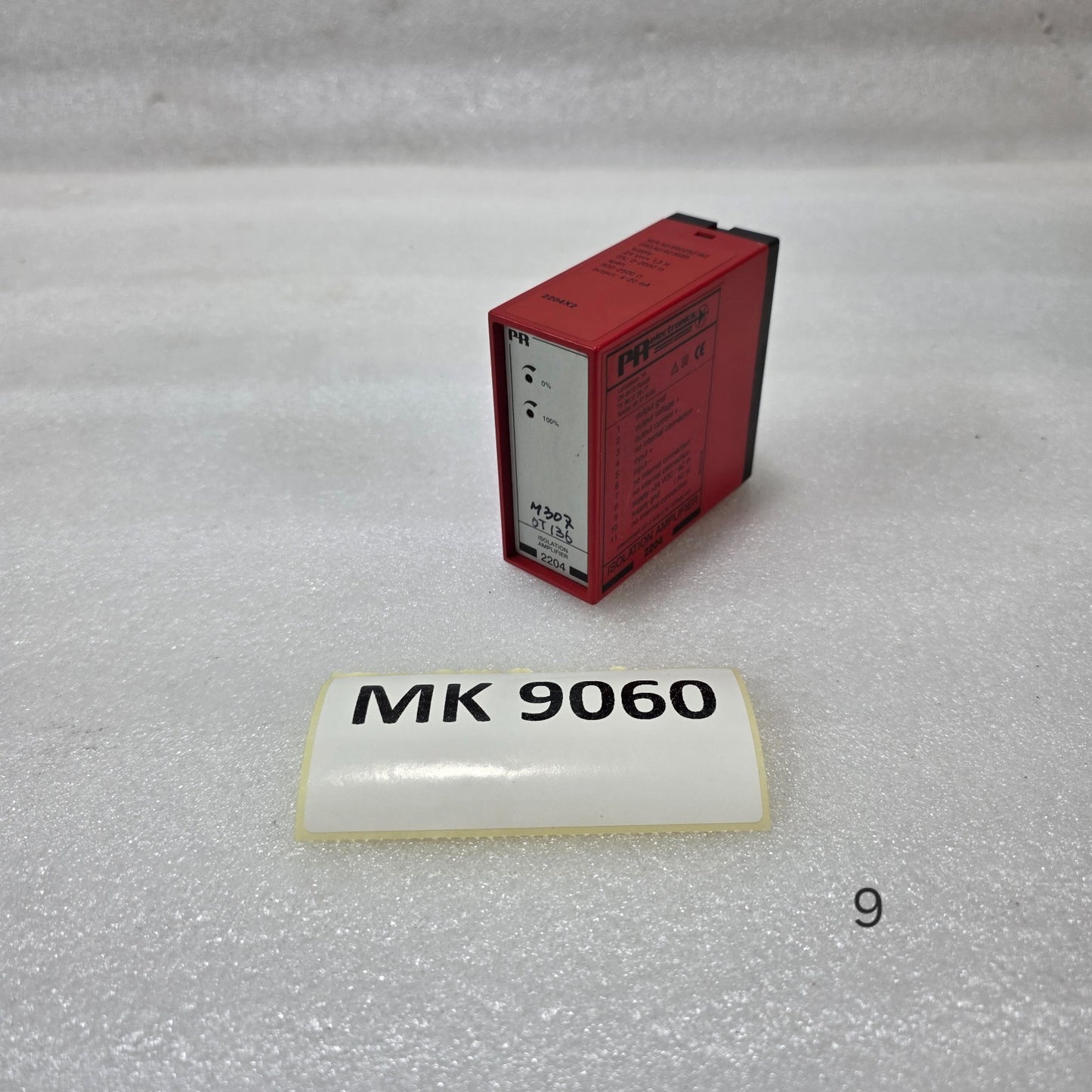 PR ELECTRONICS 2204X2 ISOLATION AMPLIFIER 0–2000Ω TO 4–20MA CONVERTER 24VDC