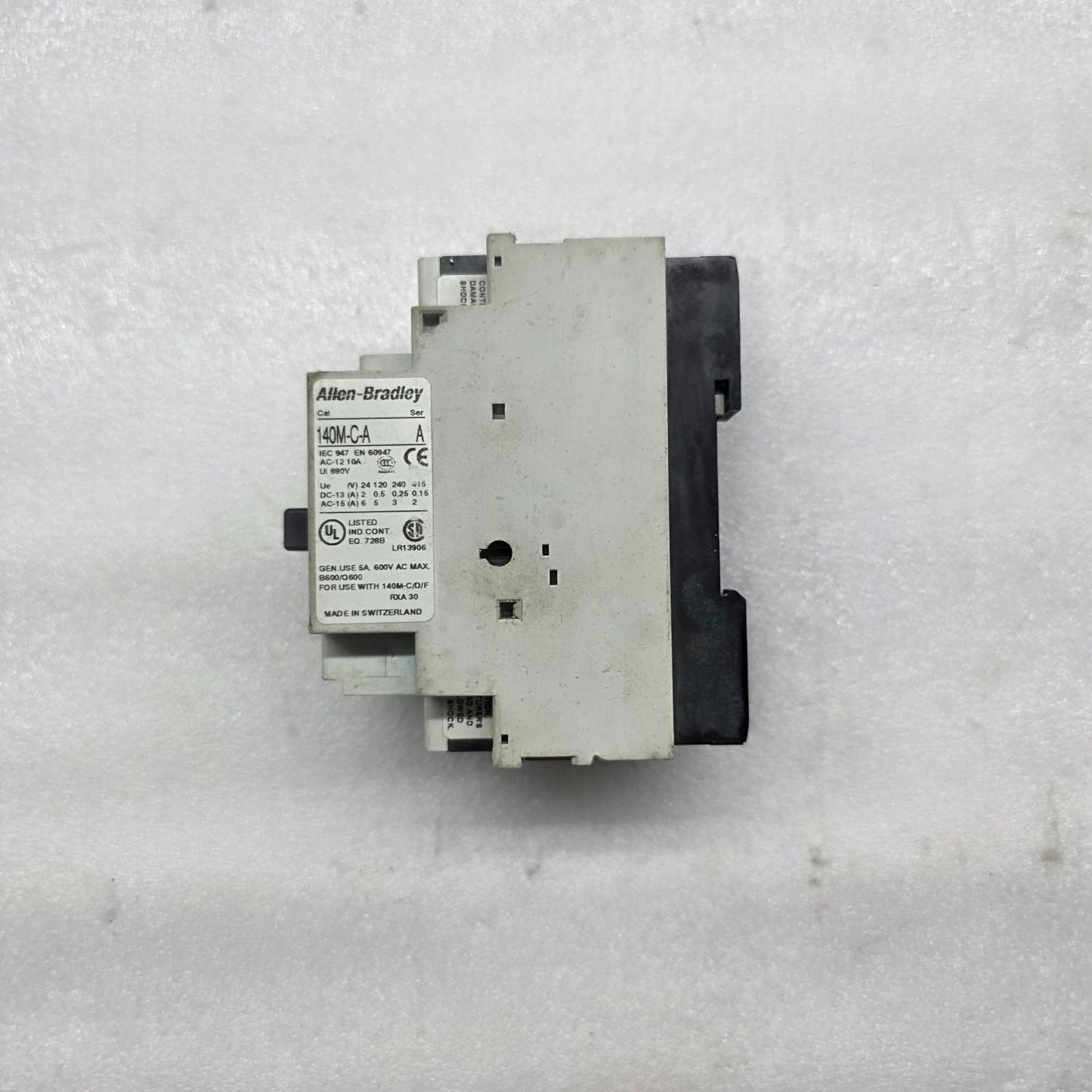 ALLEN BRADLEY CAT 140M-D8N-C10 MOTOR CIRCUIT PROTECTOR 140M-C-A