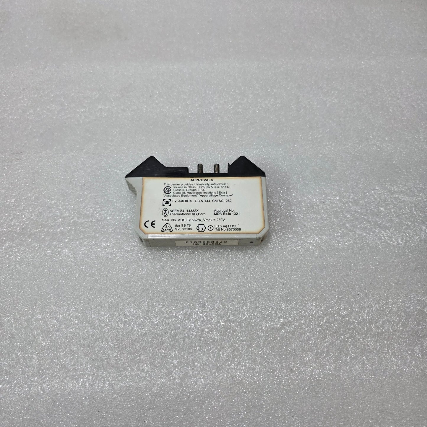 MTL 796 SHUNT DIODE SAFETY BARRIER [EEX IA] IIC INTRINSICALLY SAFE HAZARDOUS ARE