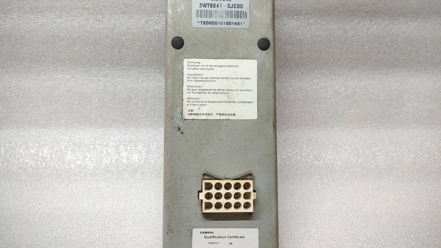 SIEMENS ETU8WT ELECTRONIC TRIP UNIT 3WT9841-0JC00