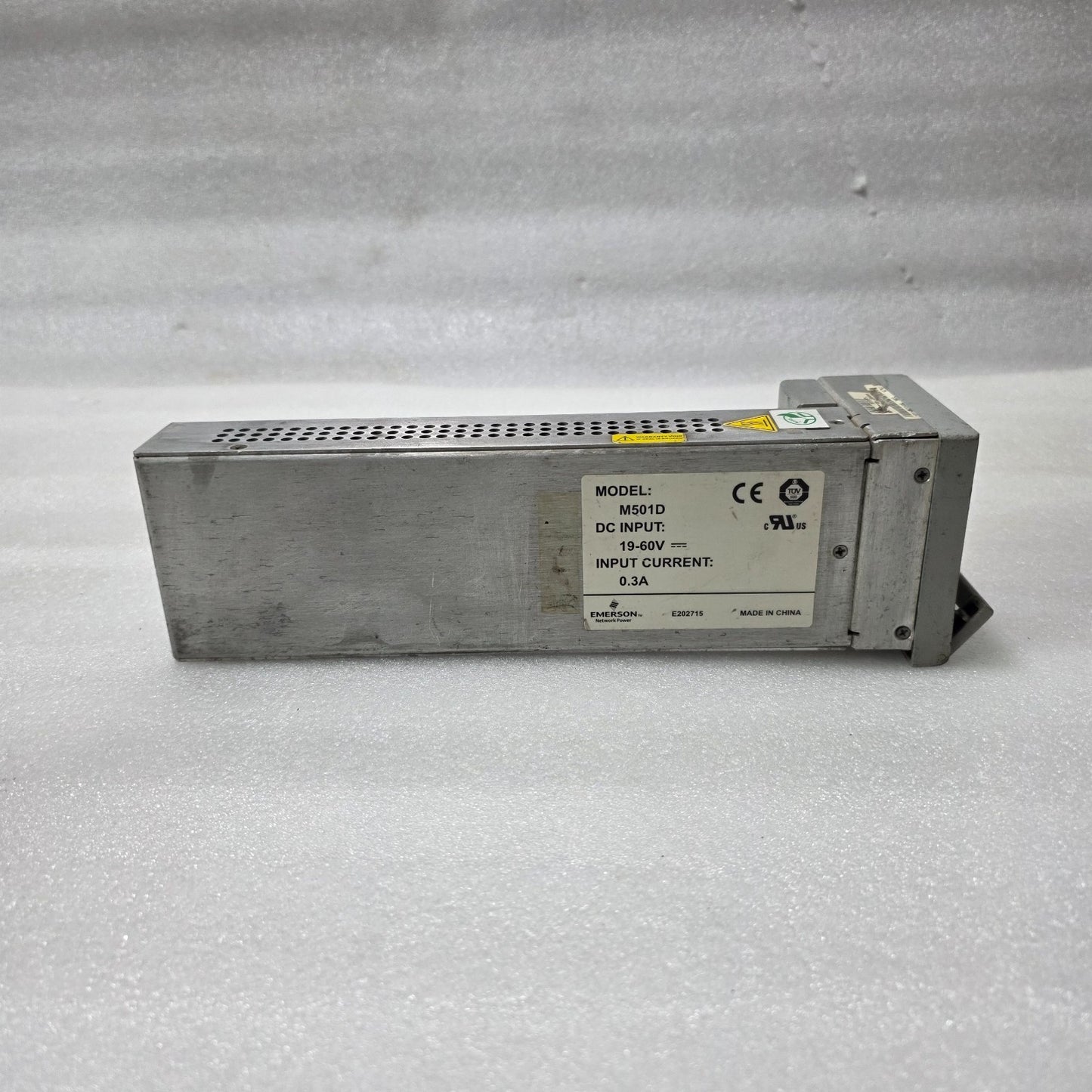 EMERSON M501D DC POWER SUPPLY MODULE 19–60V INPUT 0.3A | NETWORK POWER | MODEL M