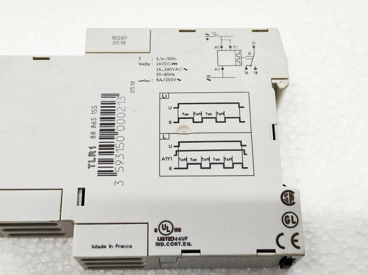 Crouzet TLR1 88 865 155 SPDT Multi Function Timer