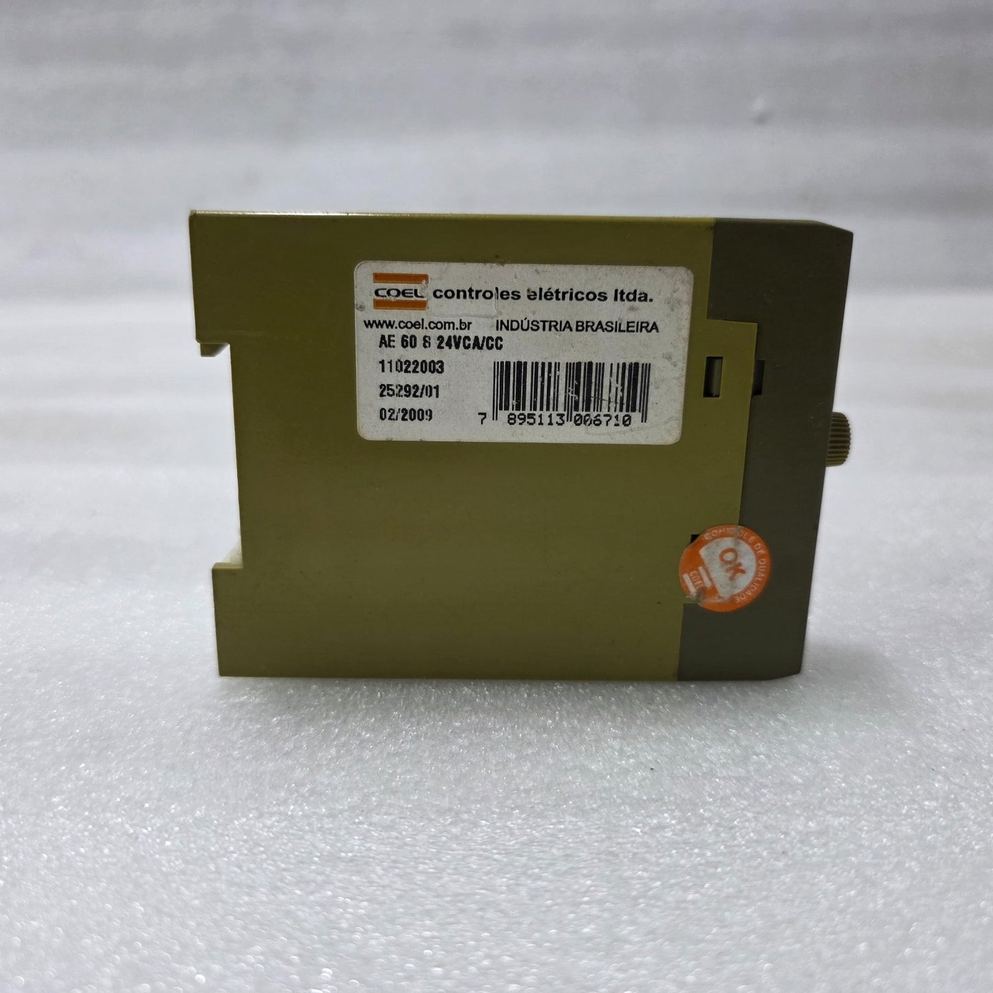 COEL AE 60 S TIMER RELAY 24V AC/DC 6–60 SECOND ON DELAY AE60