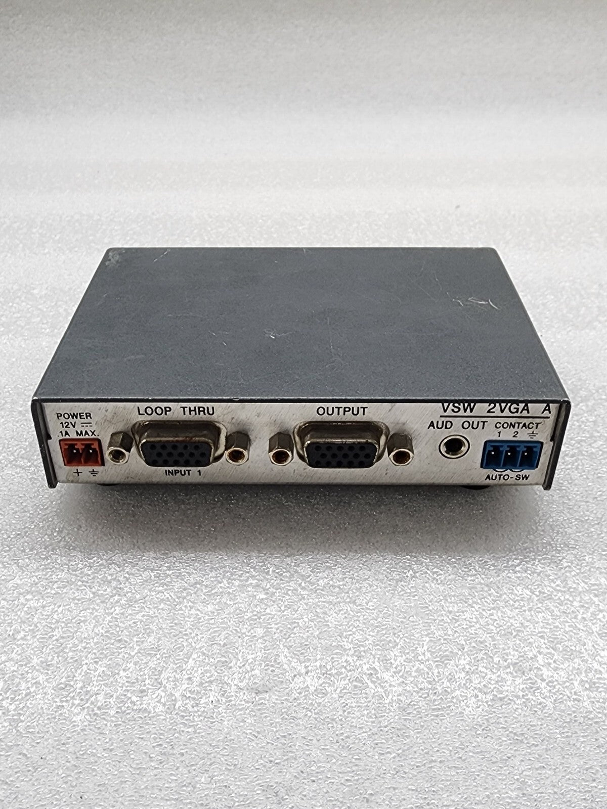 EXTRON VSW 2VGA A SWITCHERS 33132807 REV C