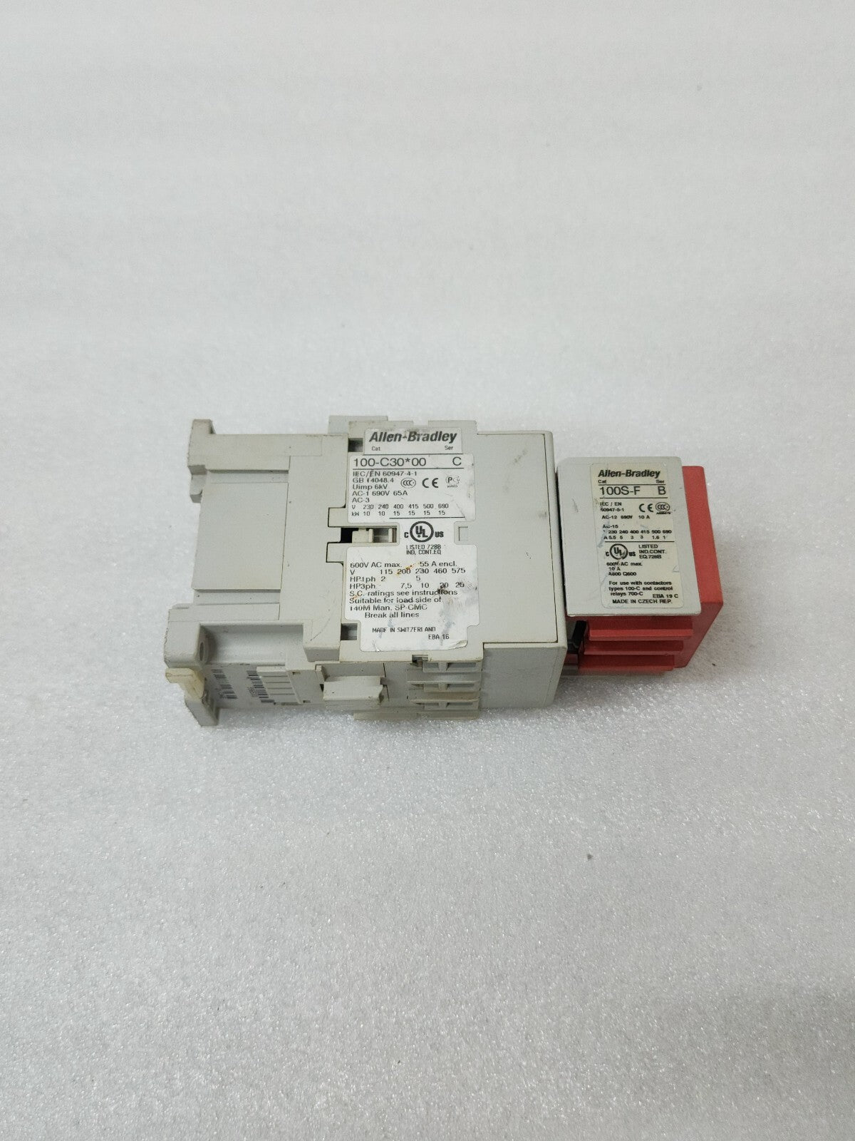 ALLEN BRADLEY CAT 100-C30-00 SER C GUARD MASTER 100S-F 110V