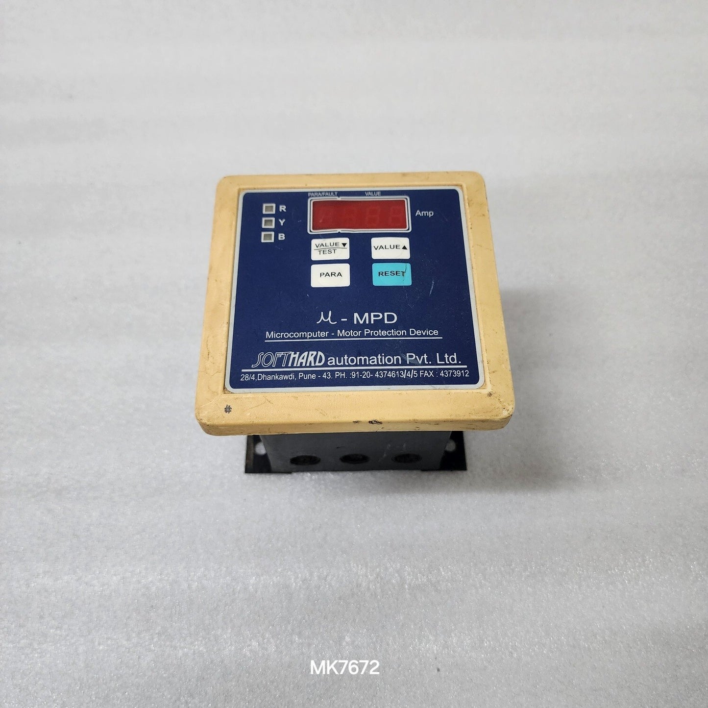 BCH ELECTRIC LIMITED RG3-8T 3-PHASE POWER FACTOR CONTROLLER