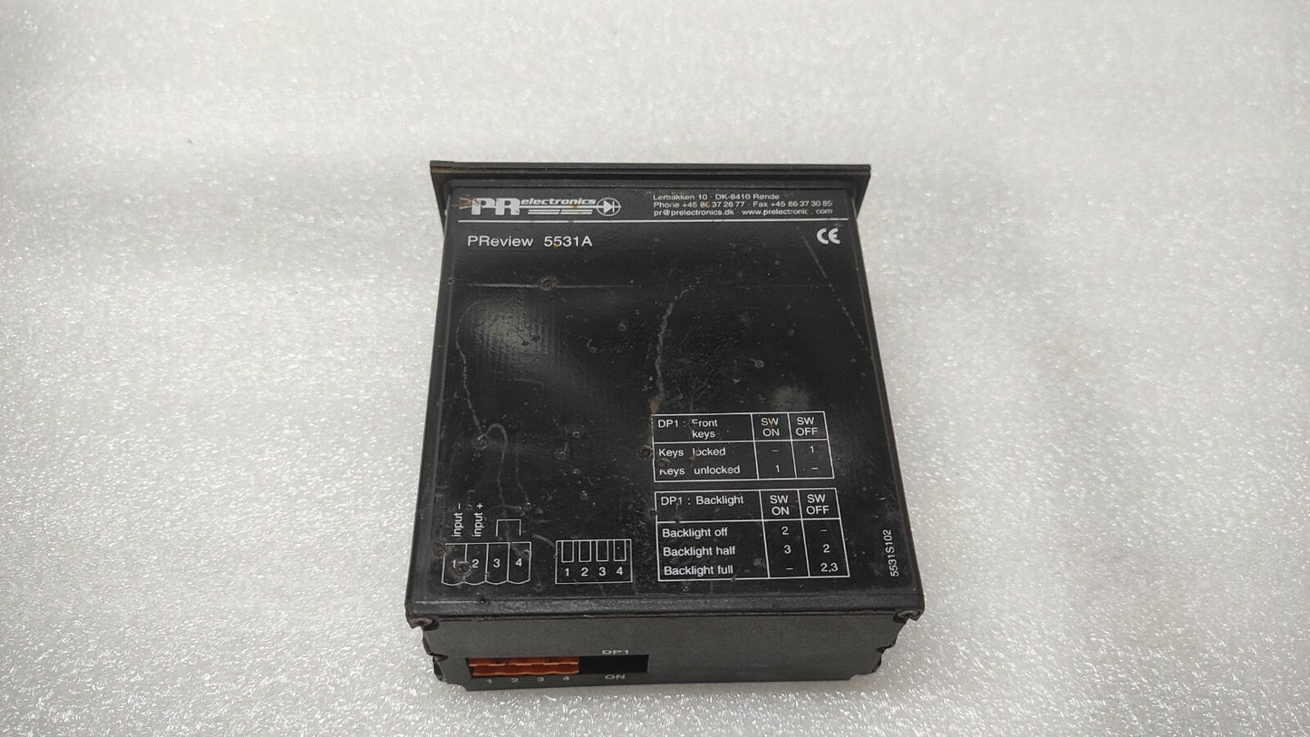 PR ELECTRONICS 5531A LCD DIGITAL PANEL MULTI-FUNCTION METER