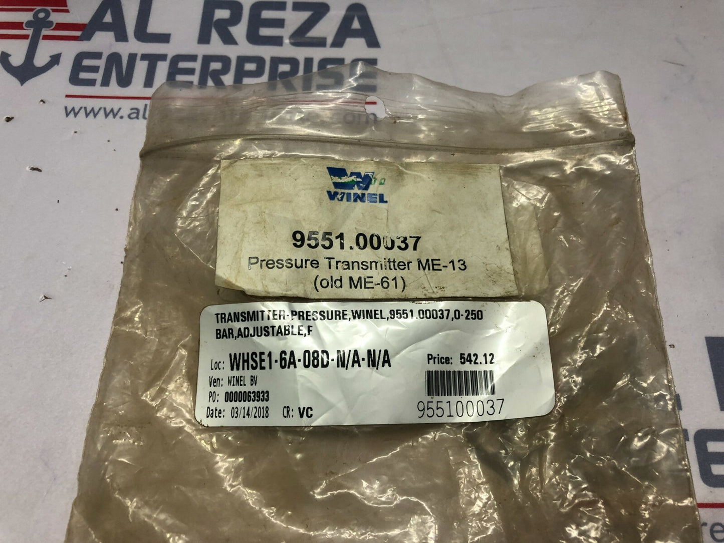 FISCHER ME1314087BH90000 24VDC 0-250 BAR