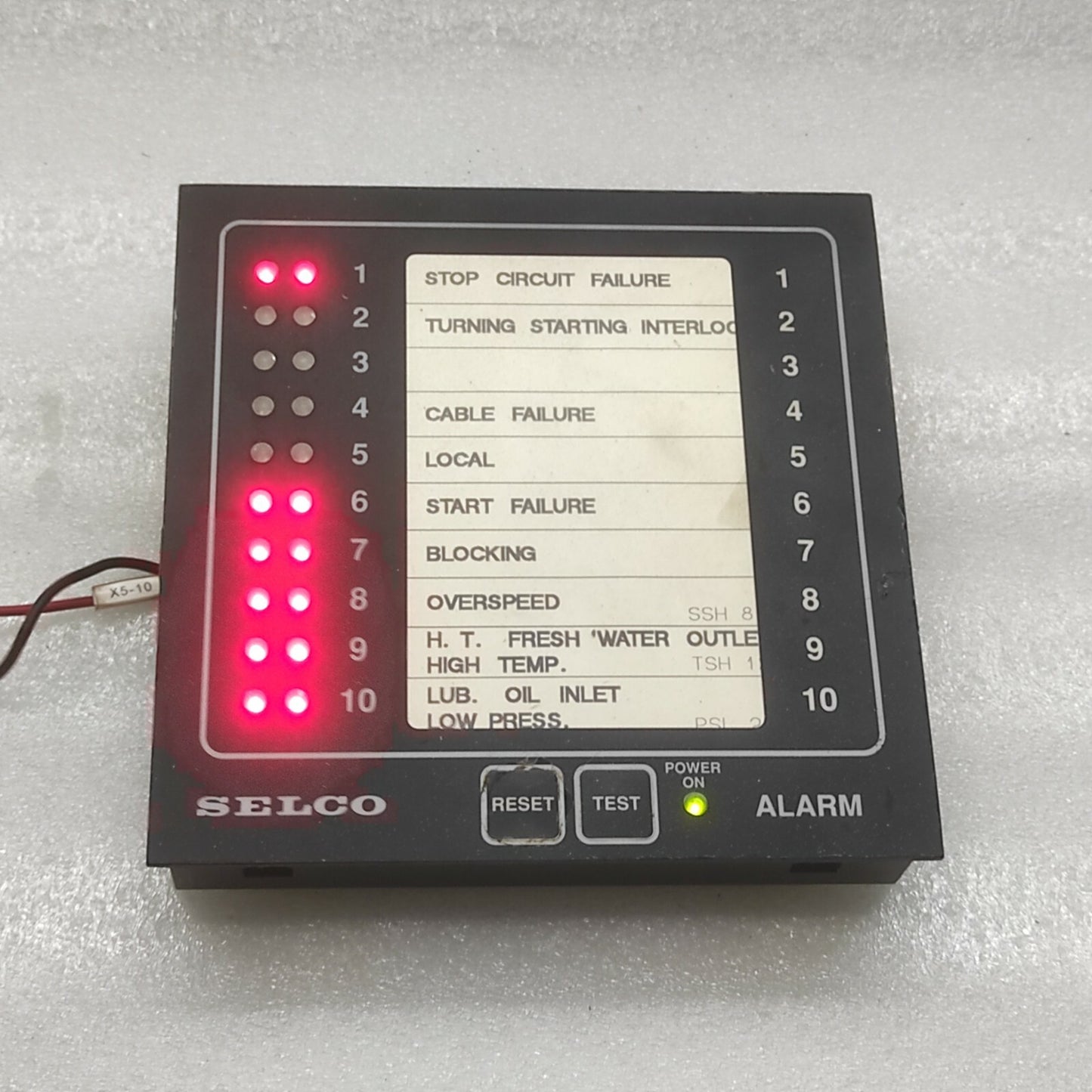 Selco M1000-29-10 Alarm Monitor 24 V M10002910